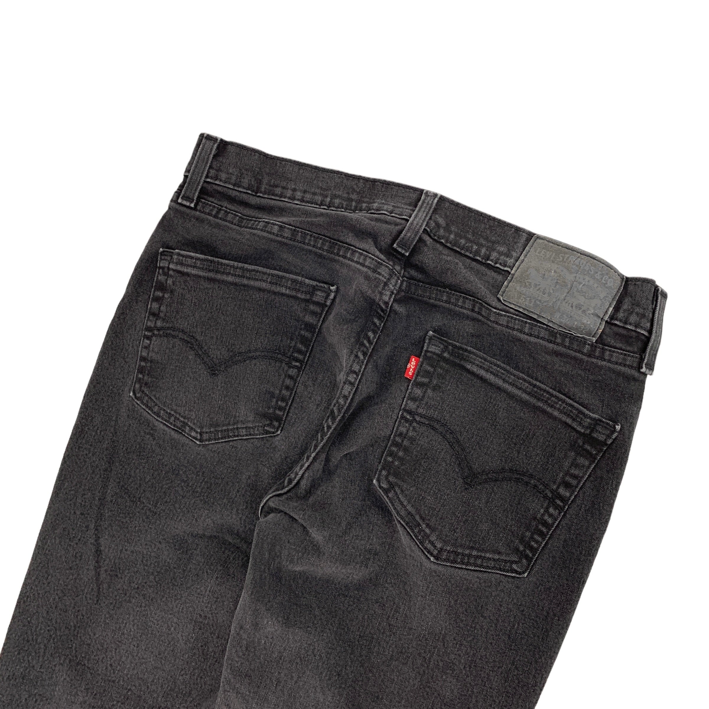 Levis 511 Jeans W32 L31 Mens Black Slim Fit Stretch Denim