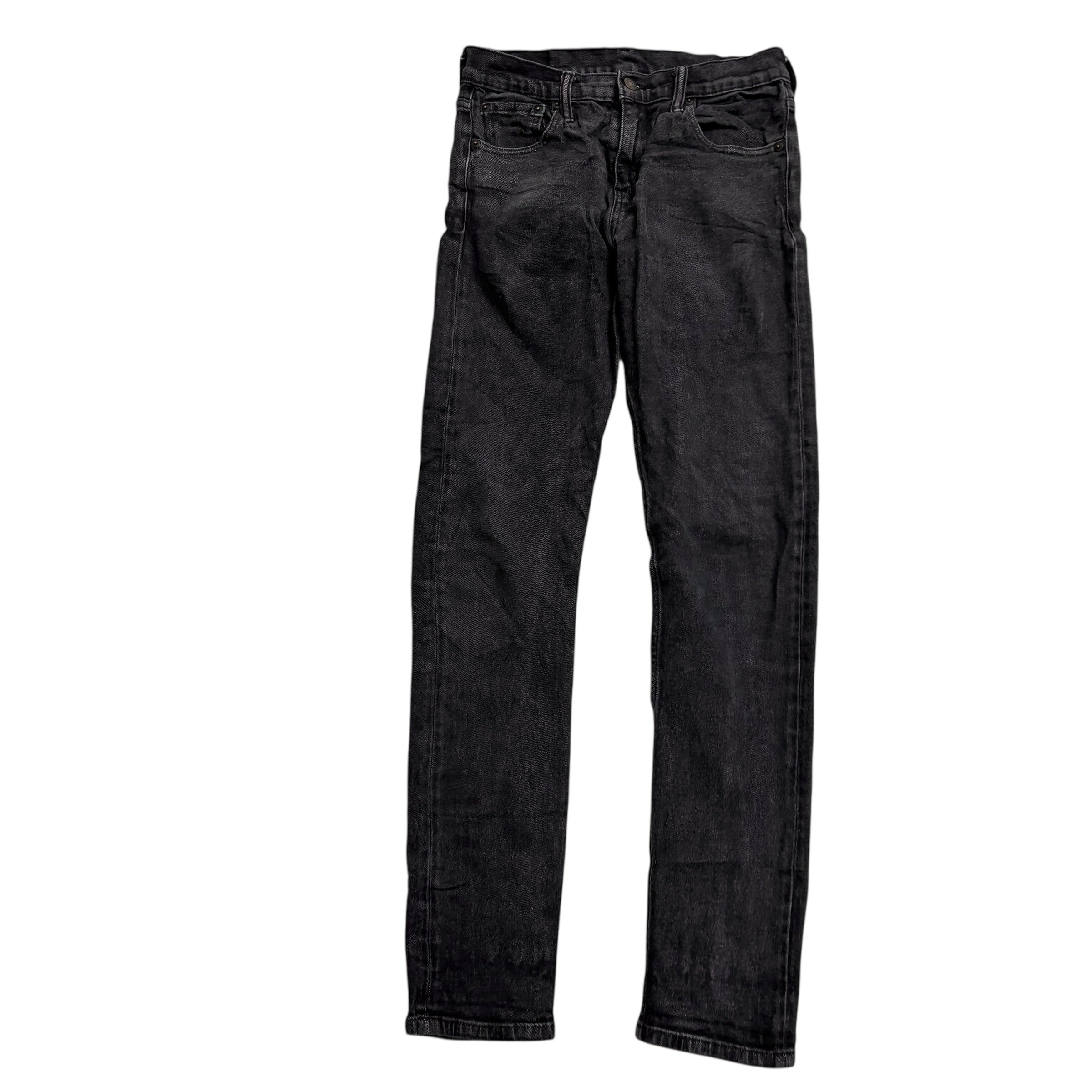 Levis 510 Jeans W28 L32 Mens Black Skinny Fit Stretch Denim