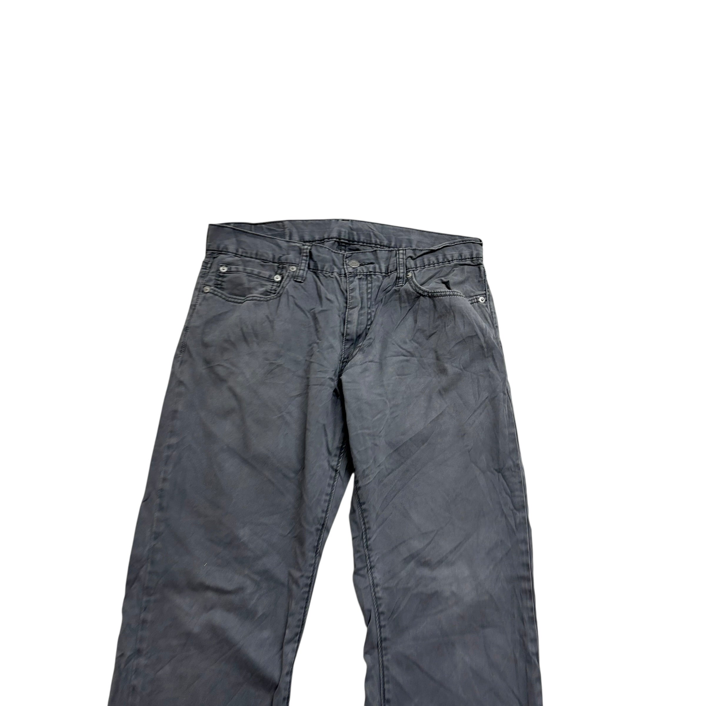 Levis 514 Trousers W32 L32 Mens Grey Regular Straight Fit Pants