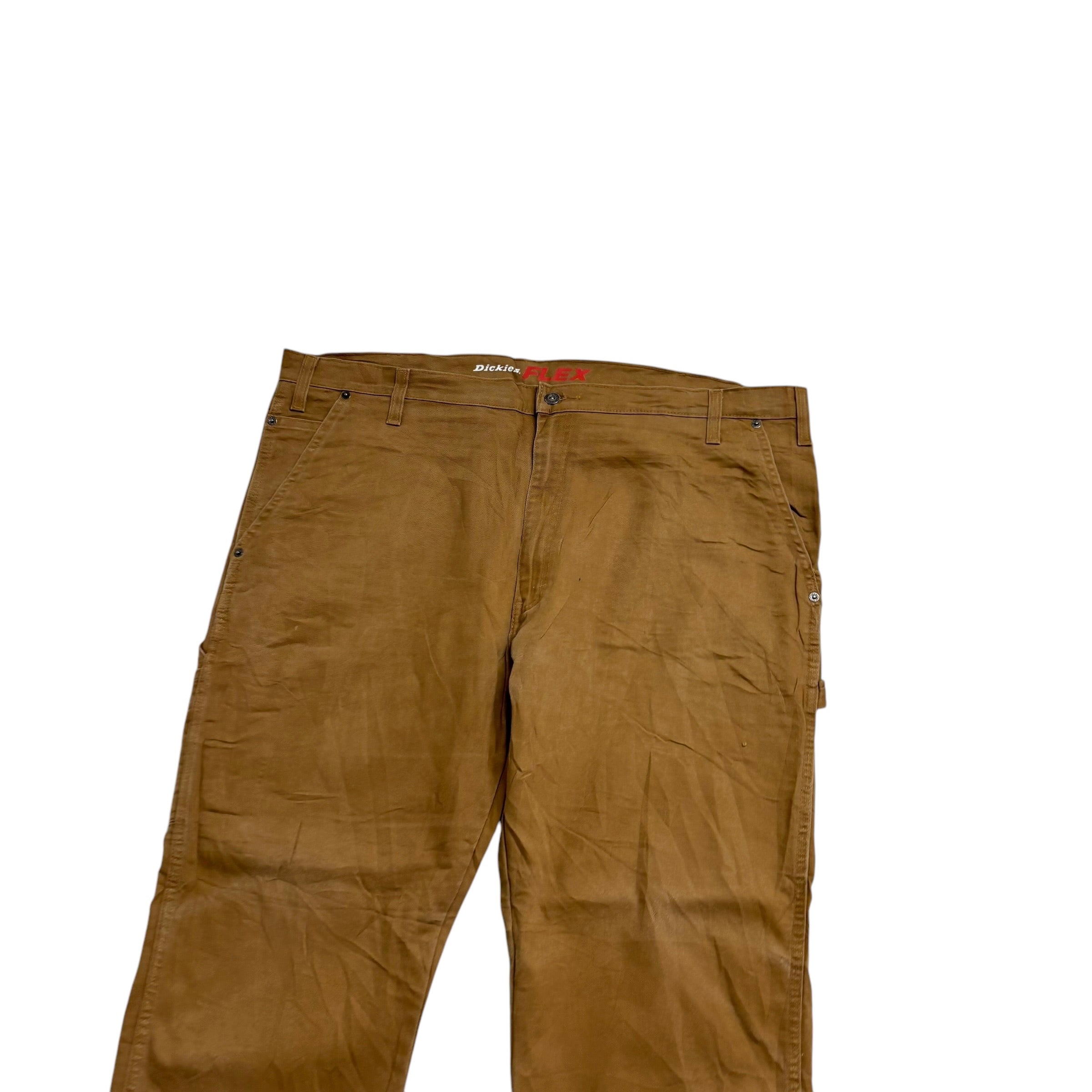 Dickies Carpenter Pants W44 L32 Mens Tan Relaxed Straight Fit Trousers Jeans
