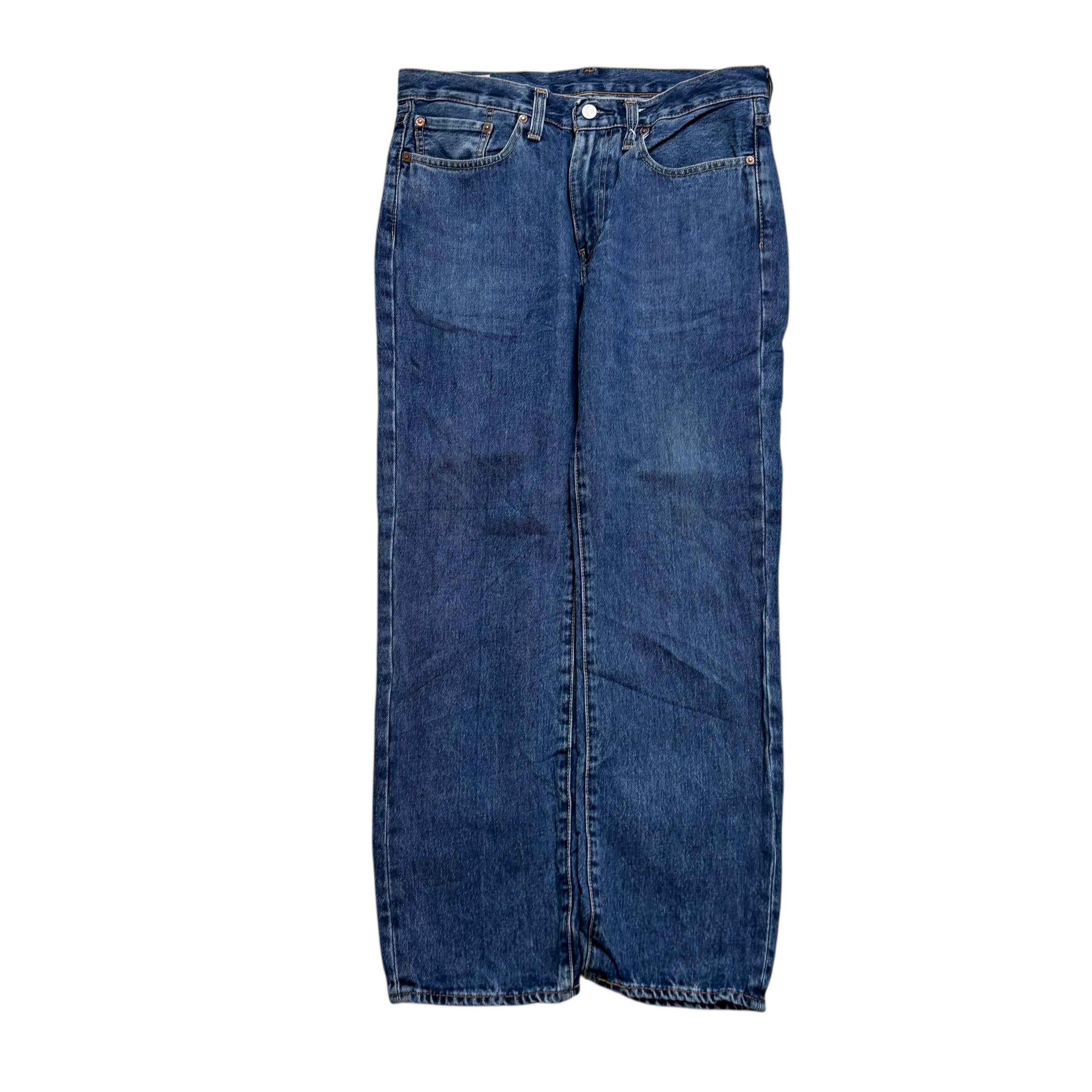 Levis 514 Jeans W32 L30 Mens Mid Blue Regular Straight Fit Premium Denim