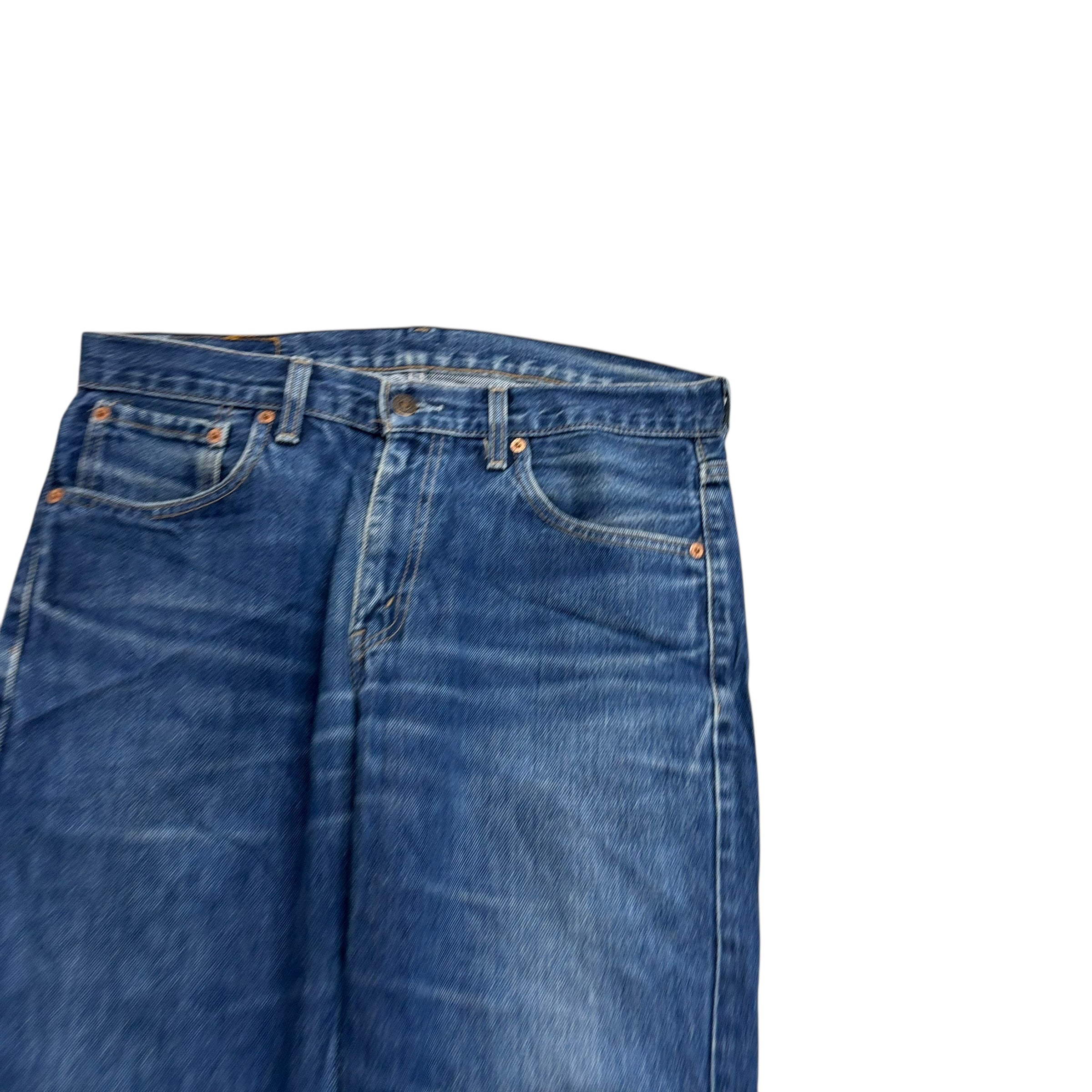 Levis 581 Jeans W33 L31 Mens Mid Blue Regular Straight Fit Vintage Denim