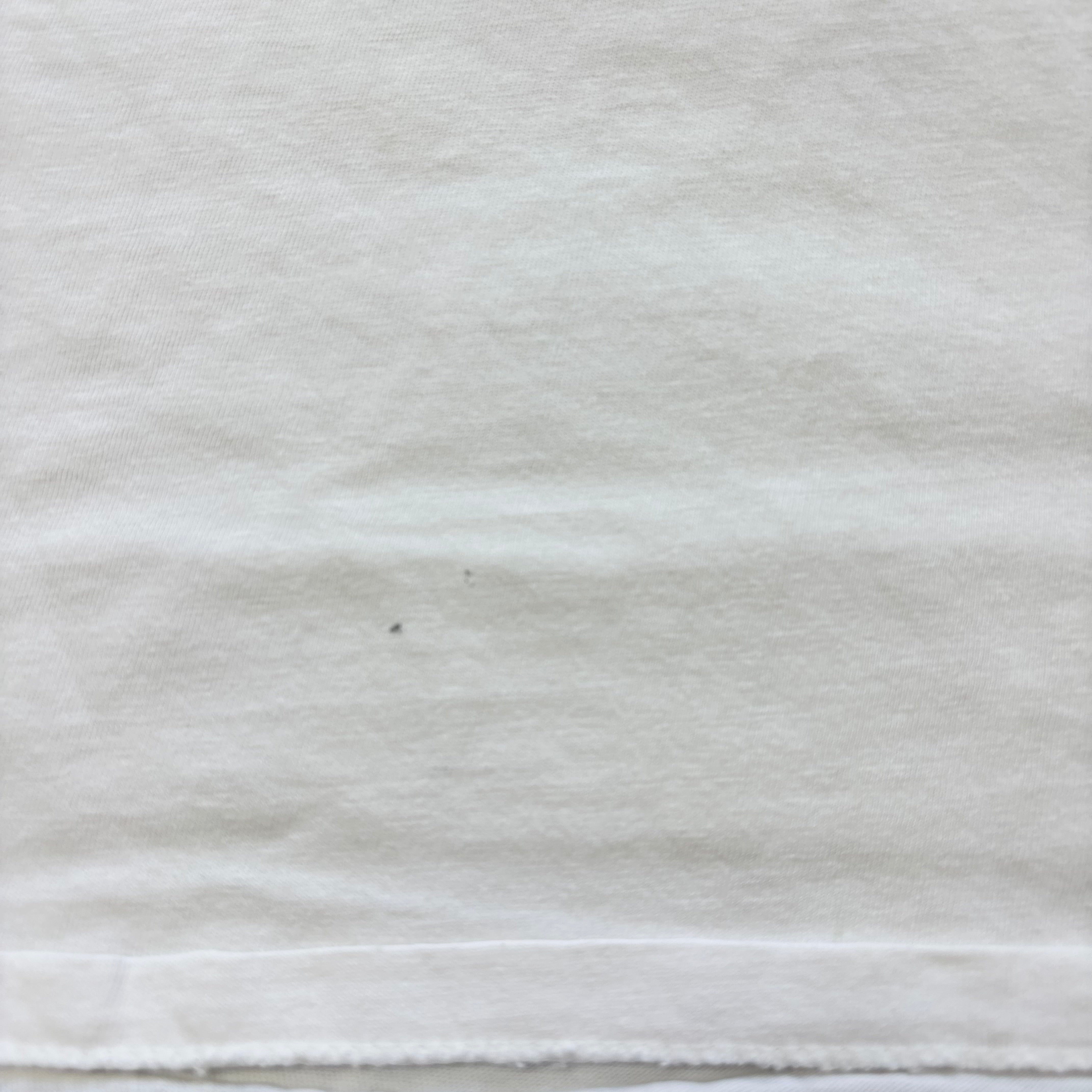 Vintage T Shirt Mens Medium White Single Stitch Graphic Print 90s Flowers