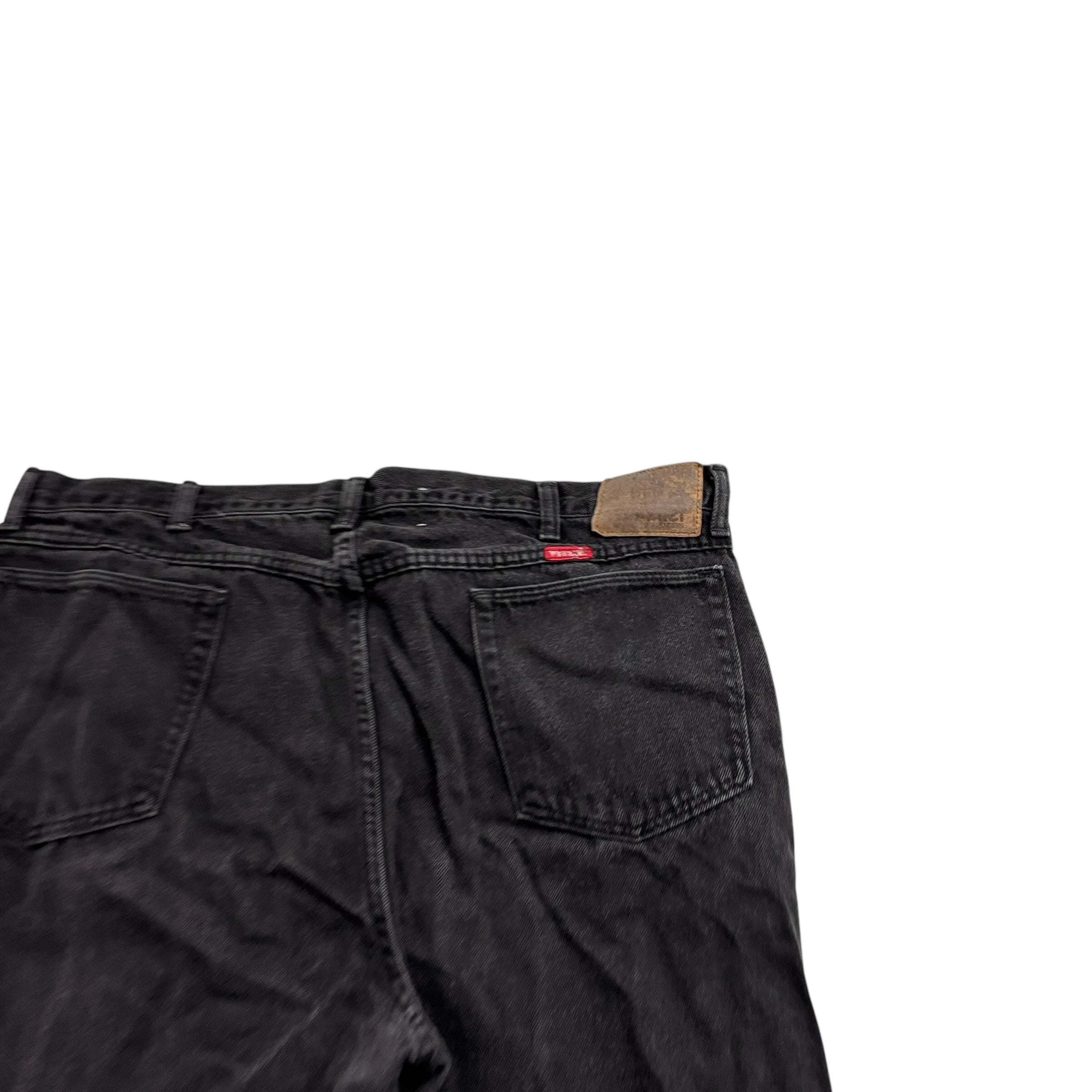 Wrangler Jeans W40 L30 Mens Black Relaxed Taper USA Made Vintage (E)