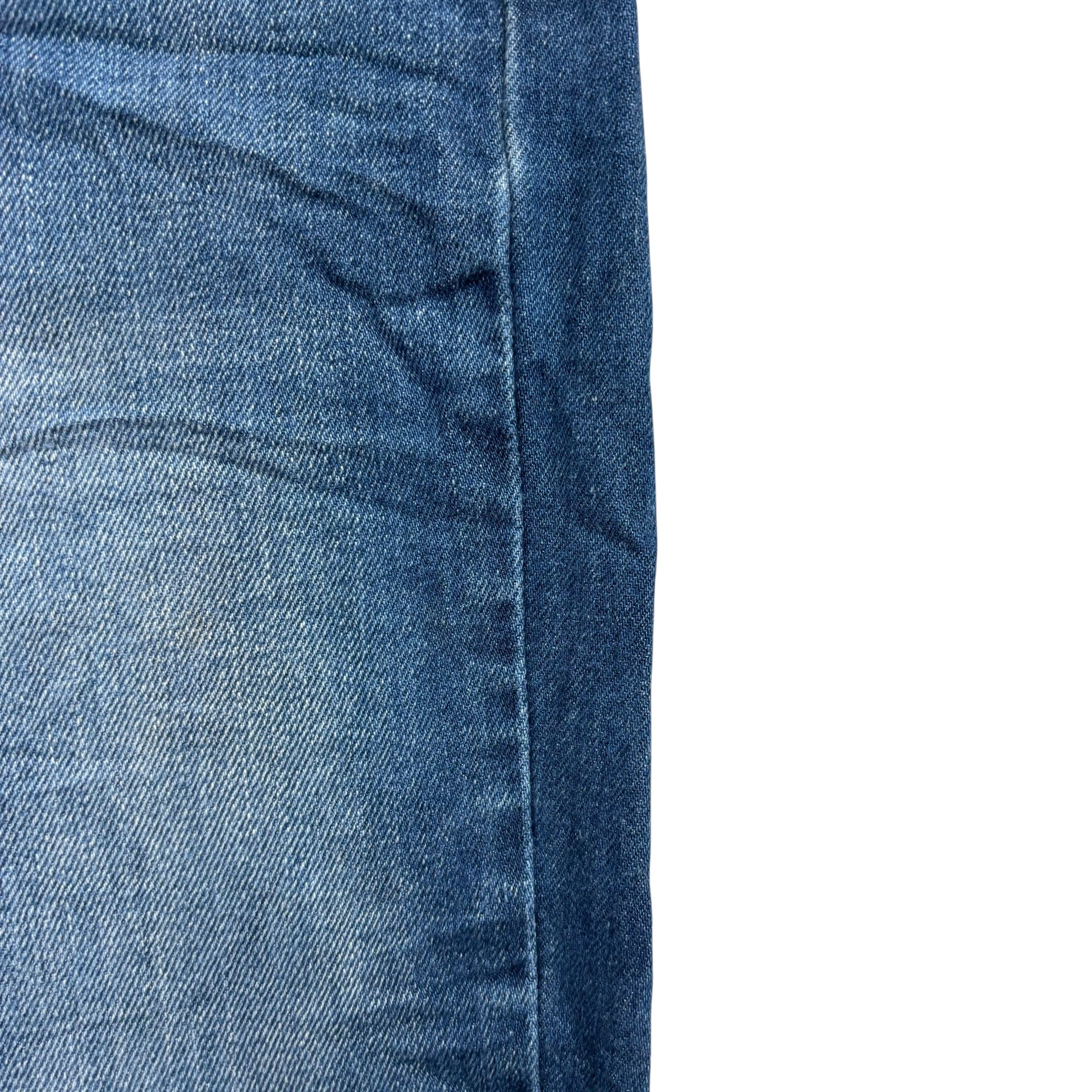 Levis 514 Jeans W38 L30 Mens Dark Blue Regular Straight Fit Stretch Denim