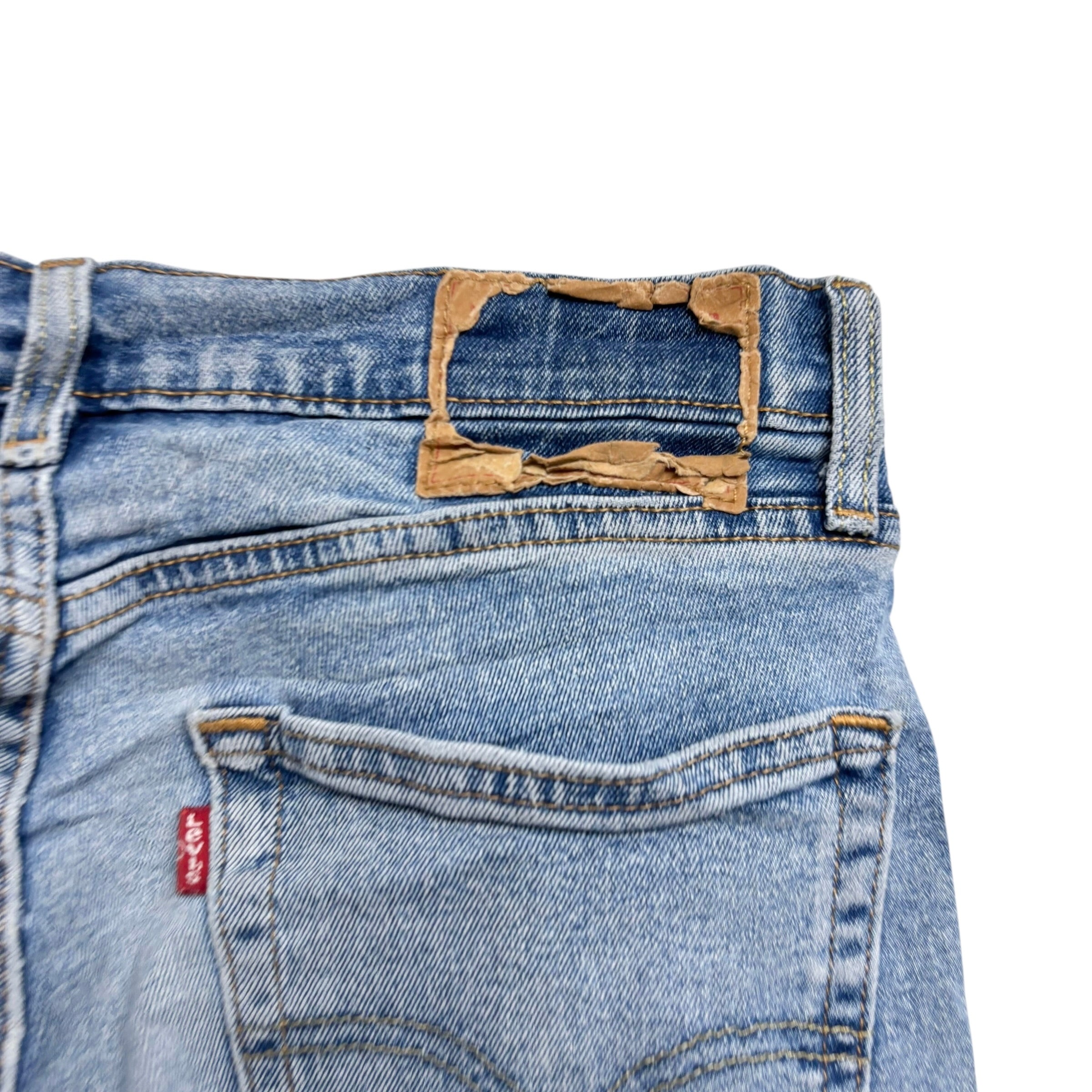 Levis 559 Jeans W32 L32 Mens Mid Blue Relaxed Straight Fit Stretch Denim