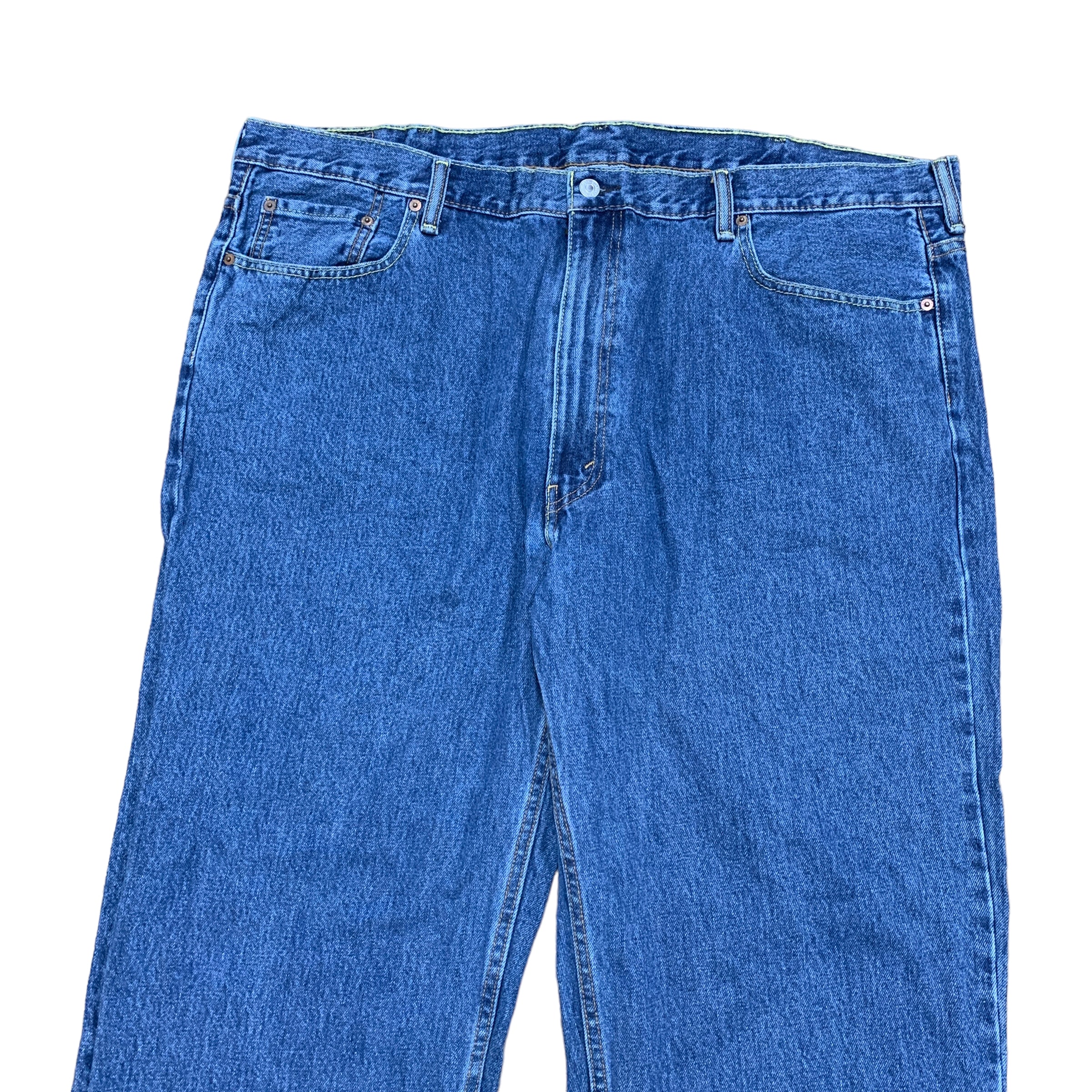 Levis 550 Jeans W46 L32 Mens Blue Relaxed Straight Fit Denim