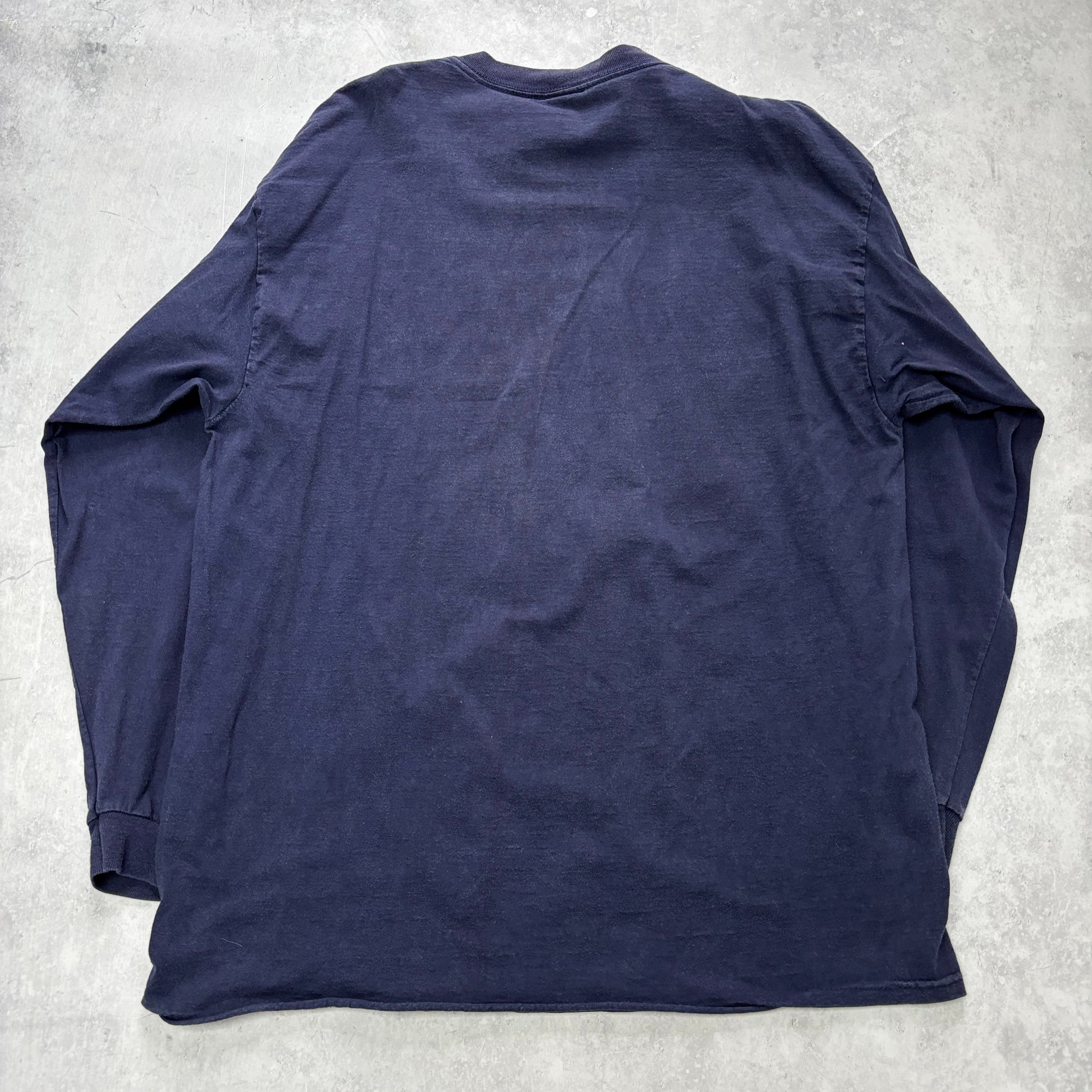 Vintage T Shirt Mens XL Navy Blue Graphic Print 00s Superman DC Comics (F)