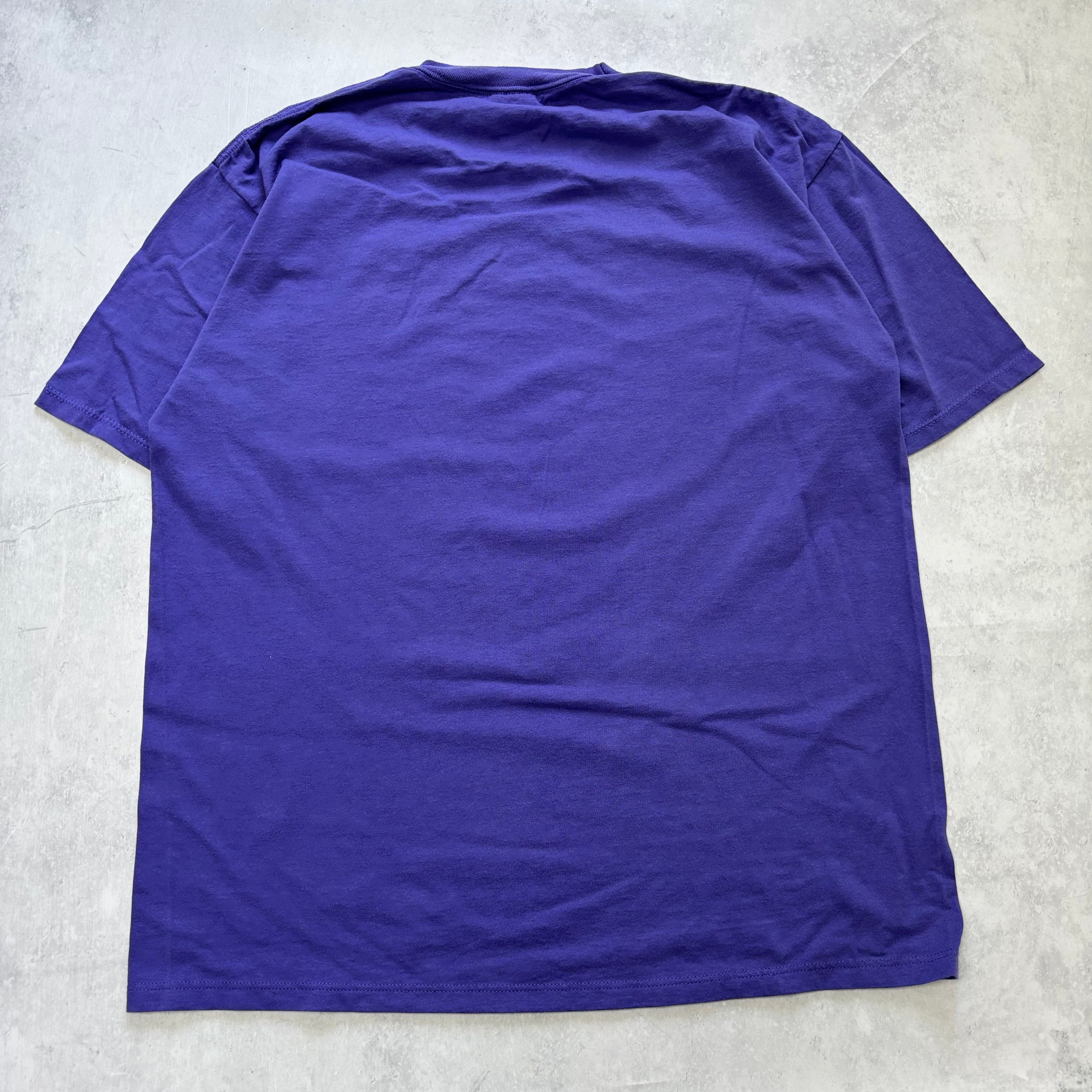 Vintage T Shirt Mens XL Purple Graphic Print 90s USA Western (E)