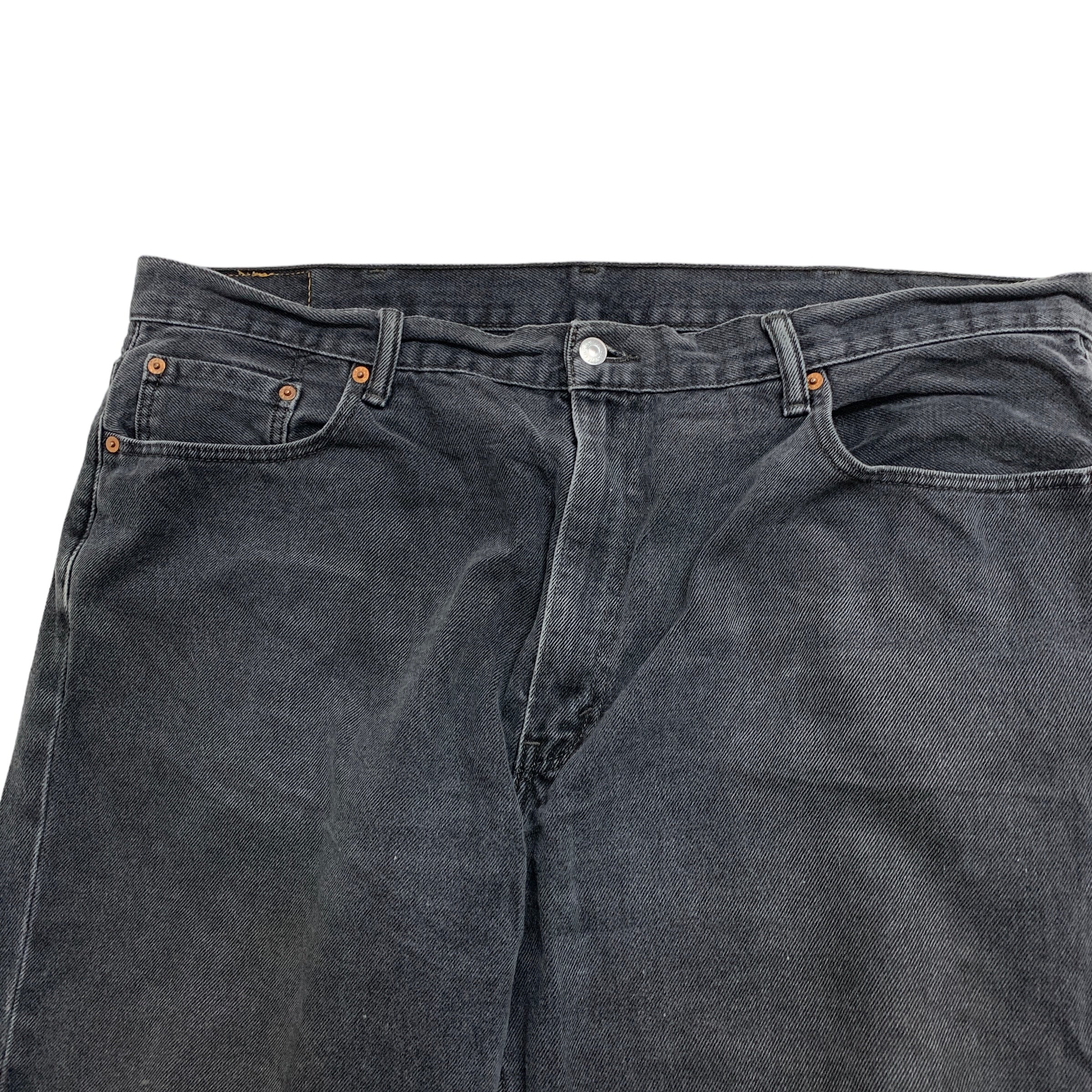 Levis 550 Jeans W44 L29 Mens Black Baggy Relaxed Straight Fit Denim