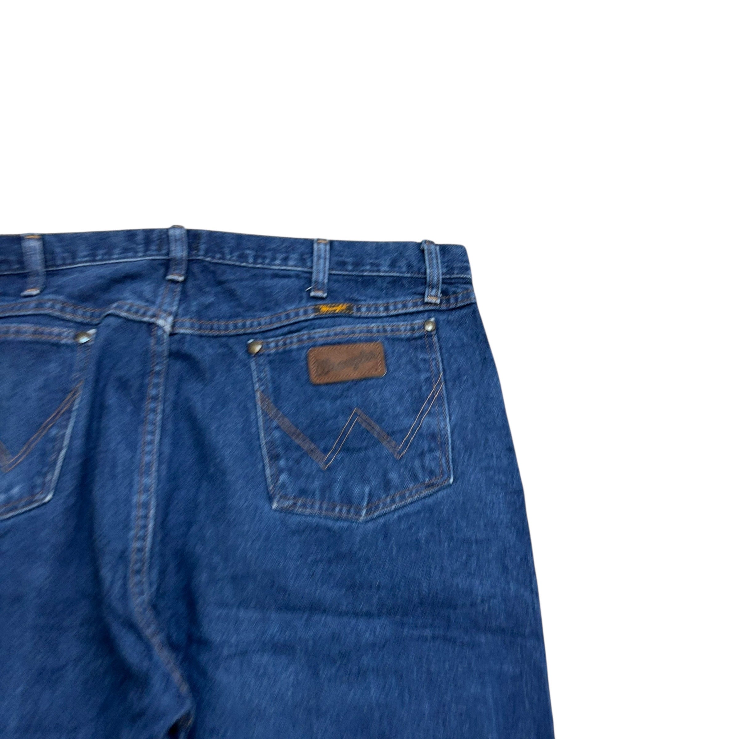 Wrangler Jeans Cowboy Cut W40 L32 Mens Mid Blue 47MWZ Regular Fit Denim (E)