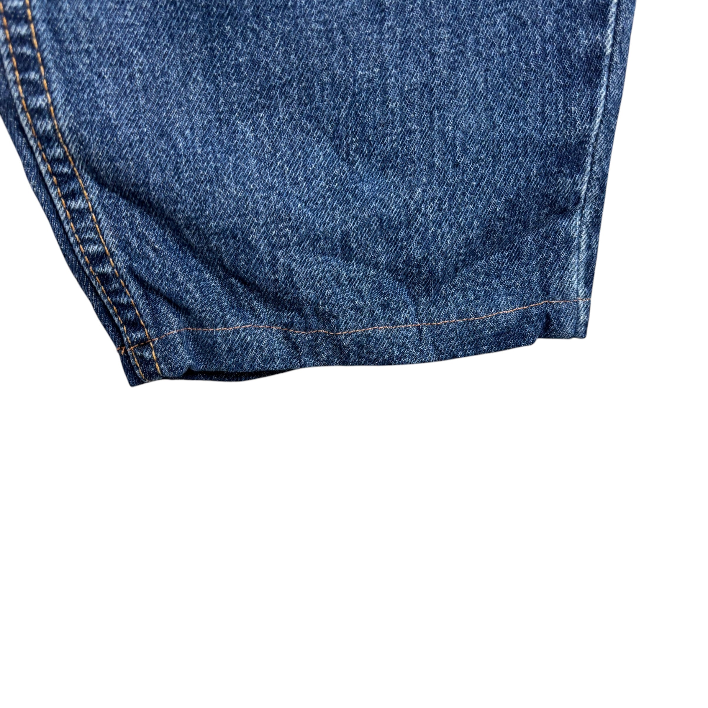 Levis 550 Jeans W31 L27 Womens Mid Blue Relaxed Taper USA Made Vintage Denim