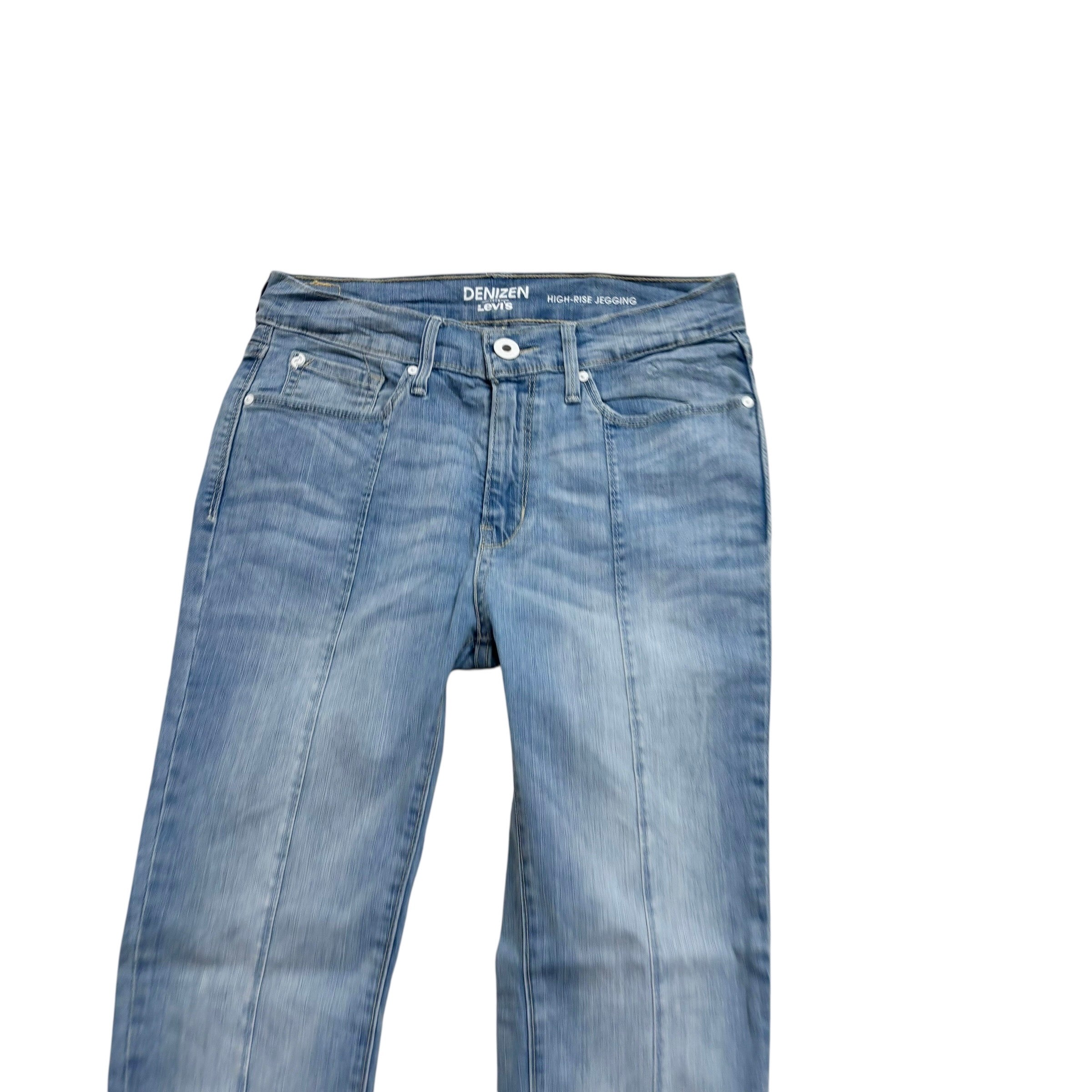 Levis Denizen Jeans W27 L29 Womens Jegging Light Blue Stretch (E)