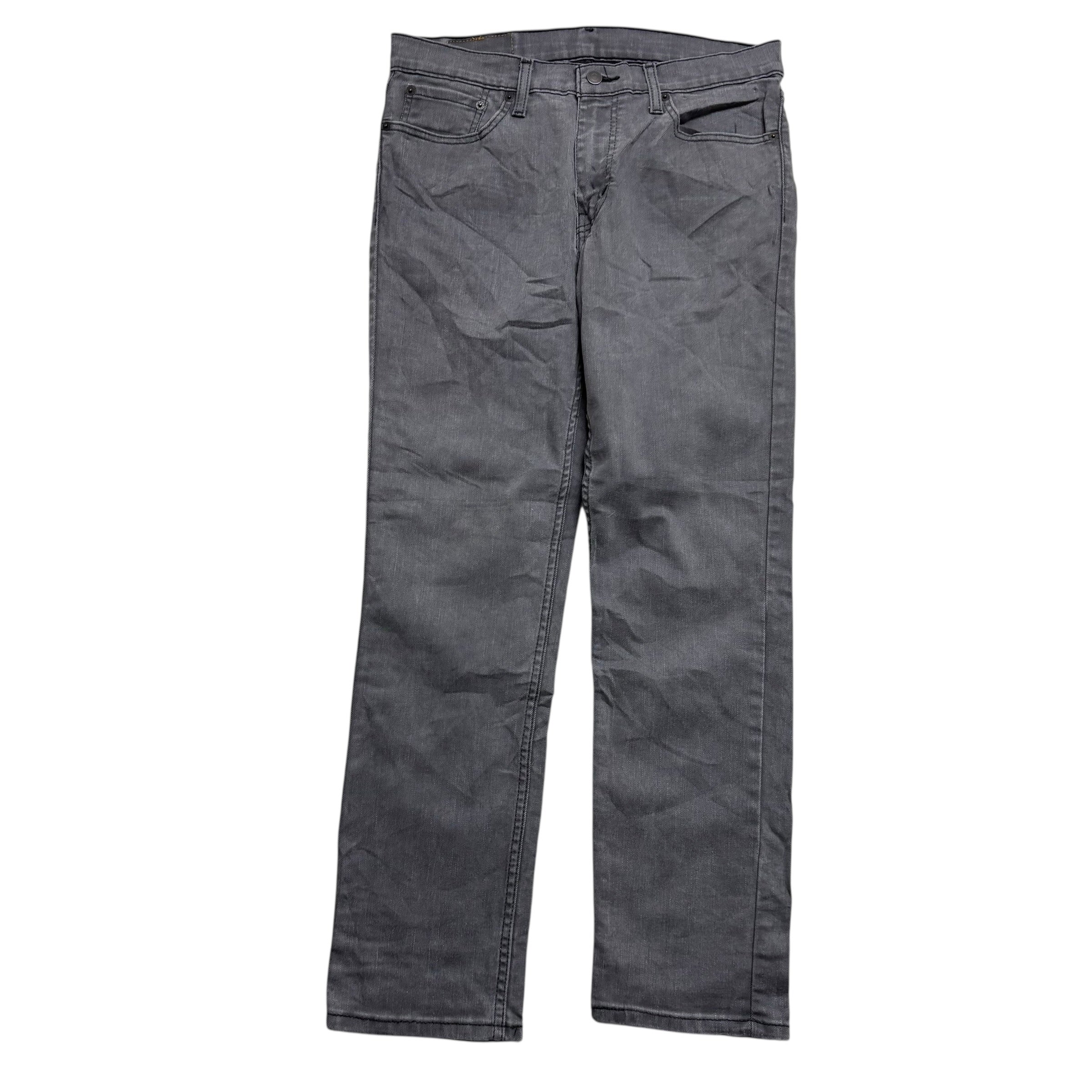 Levis 511 Jeans W33 L30 Mens Grey Slim Fit Stretch Denim (E)