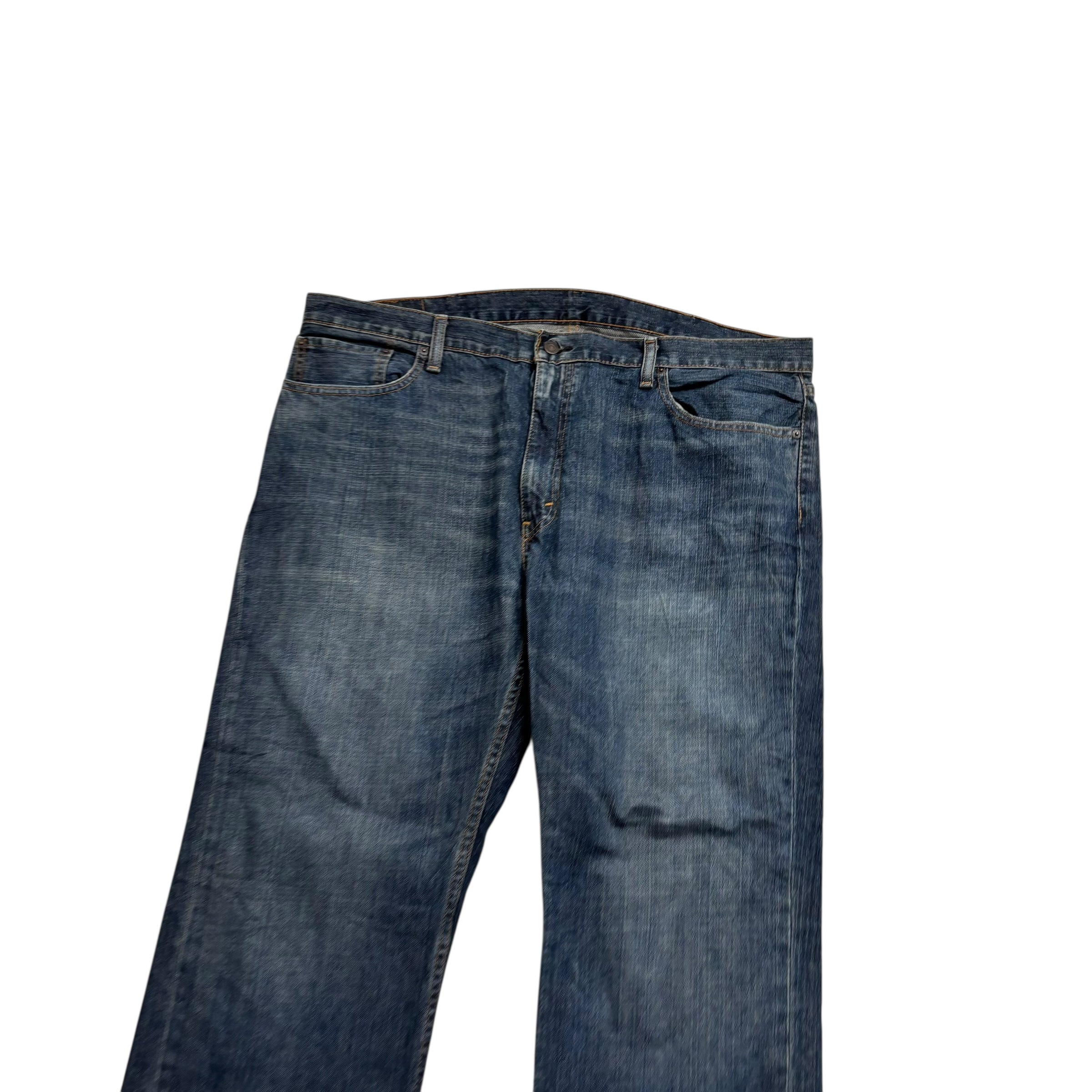 Levis 559 Jeans W42 L29 Mens Dark Blue Baggy Relaxed Straight Fit Denim (E)