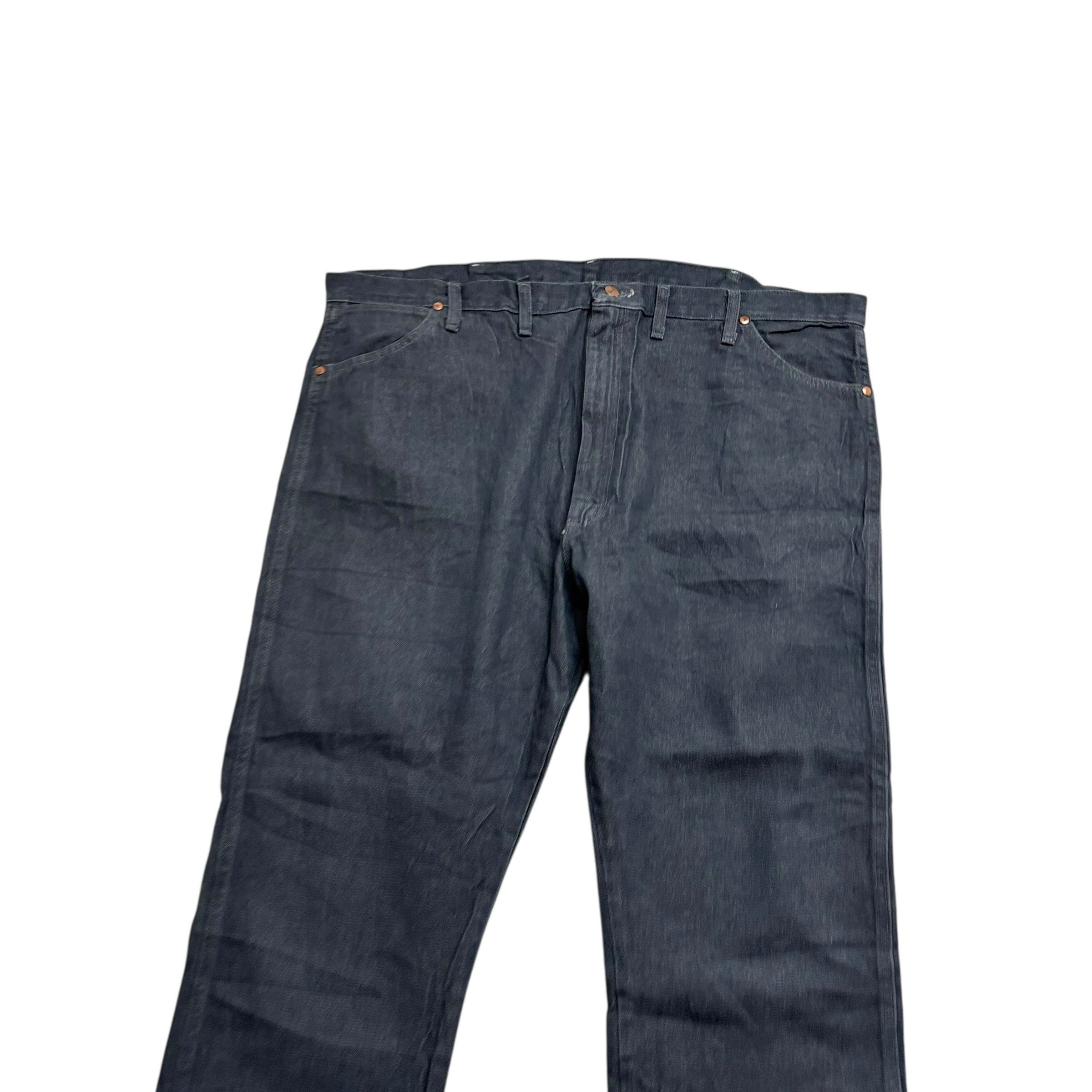 Wrangler Jeans Cowboy Cut W46 L31 Mens Grey 13MWZ Original Fit Denim (E)