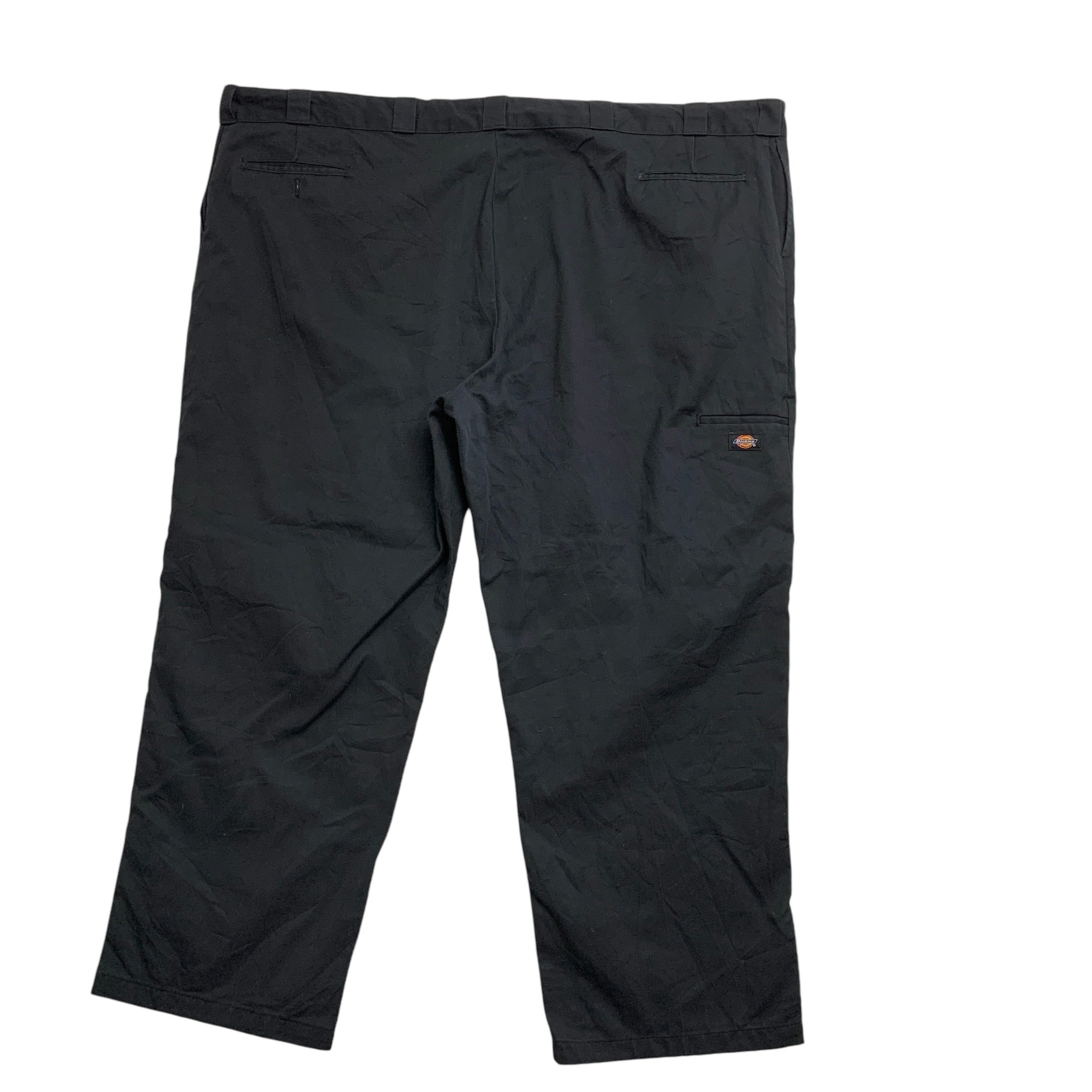 Dickies Double Knee Trousers W58 L32 Mens Black Pants Baggy Relaxed Fit Workwear