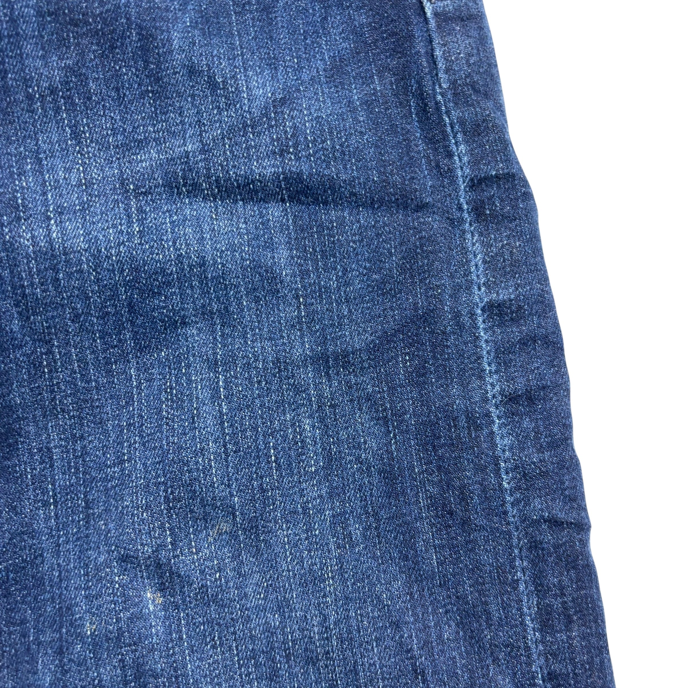 Levis 513 Jeans W32 L30 Mens Dark Blue Slim Straight Fit Stretch Denim