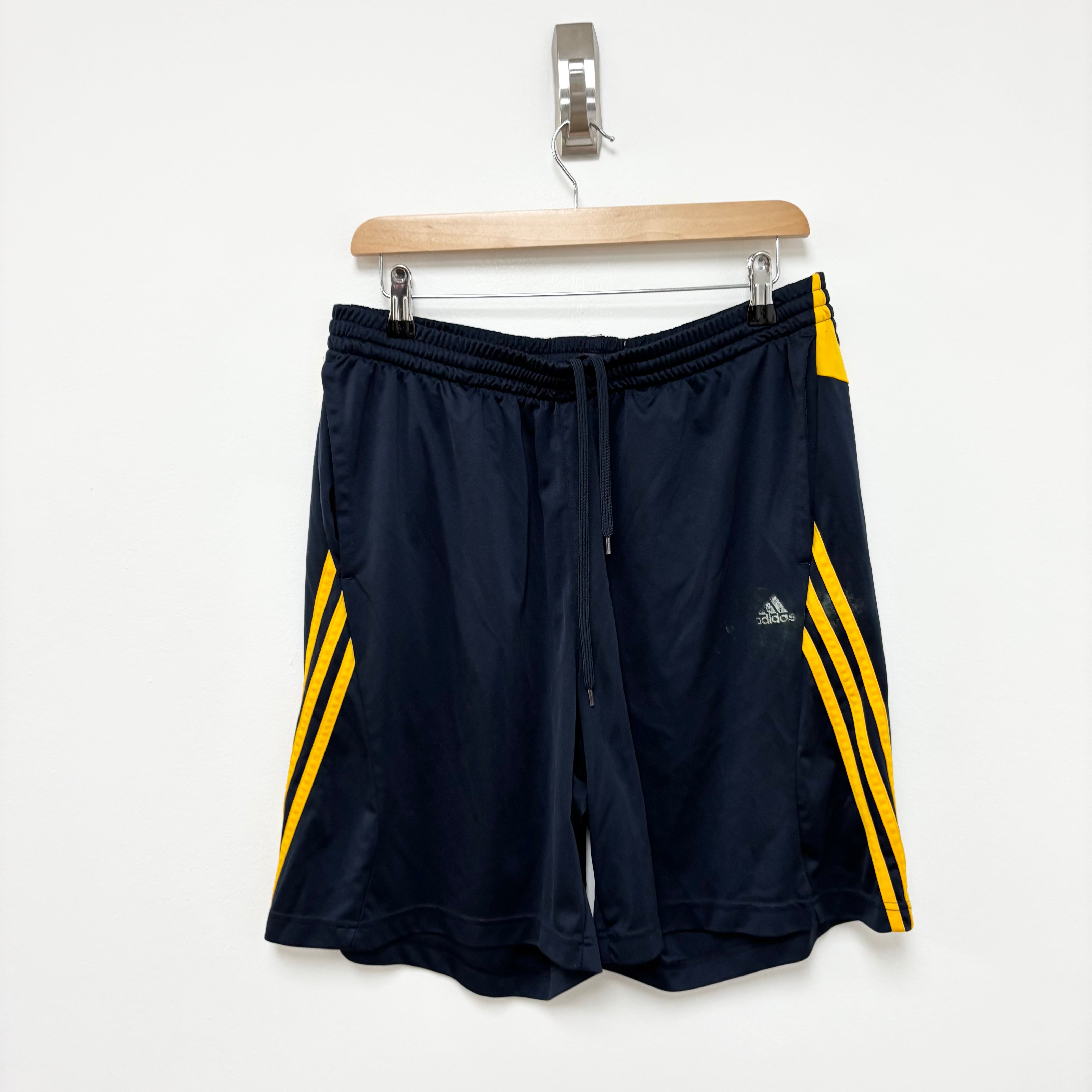 Adidas Shorts Mens Large Navy Blue Sports Running Gym Athletic