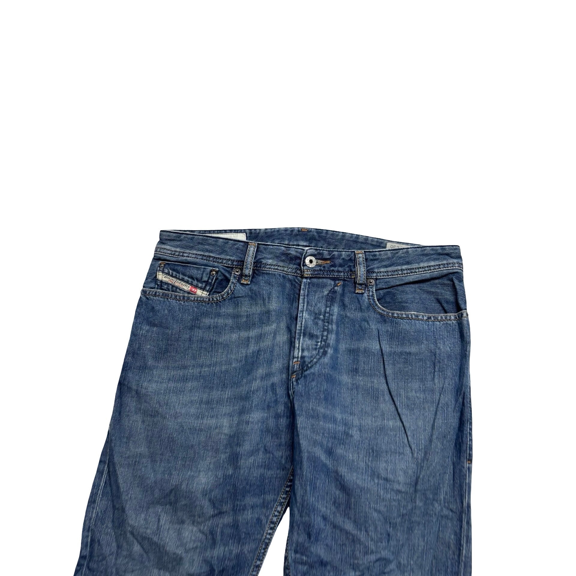 Diesel New Fanker Jeans W31 L30 Mens Dark Blue Slim Bootcut Fit Denim (F)