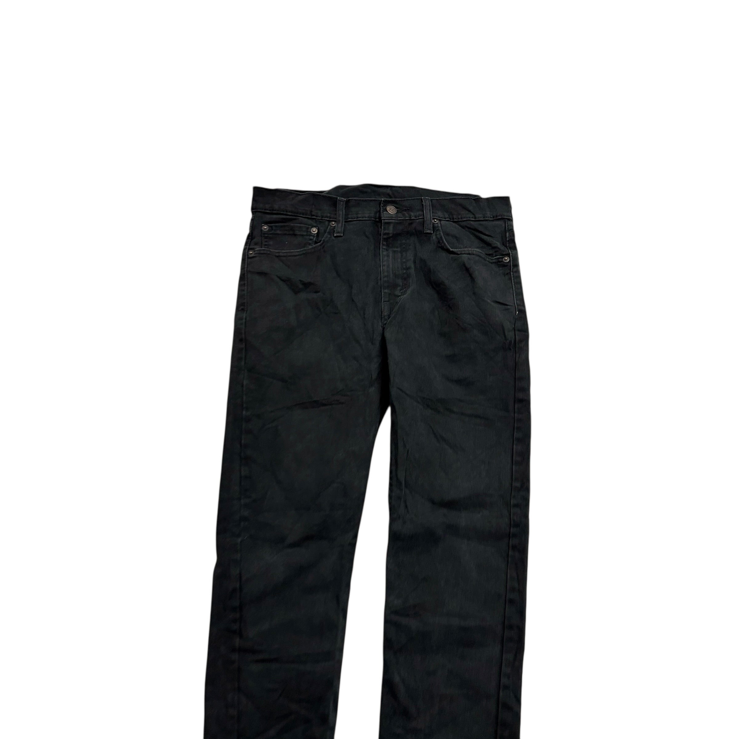 Levis 510 Jeans W32 L32 Mens Black Skinny Fit Stretch Denim (E)