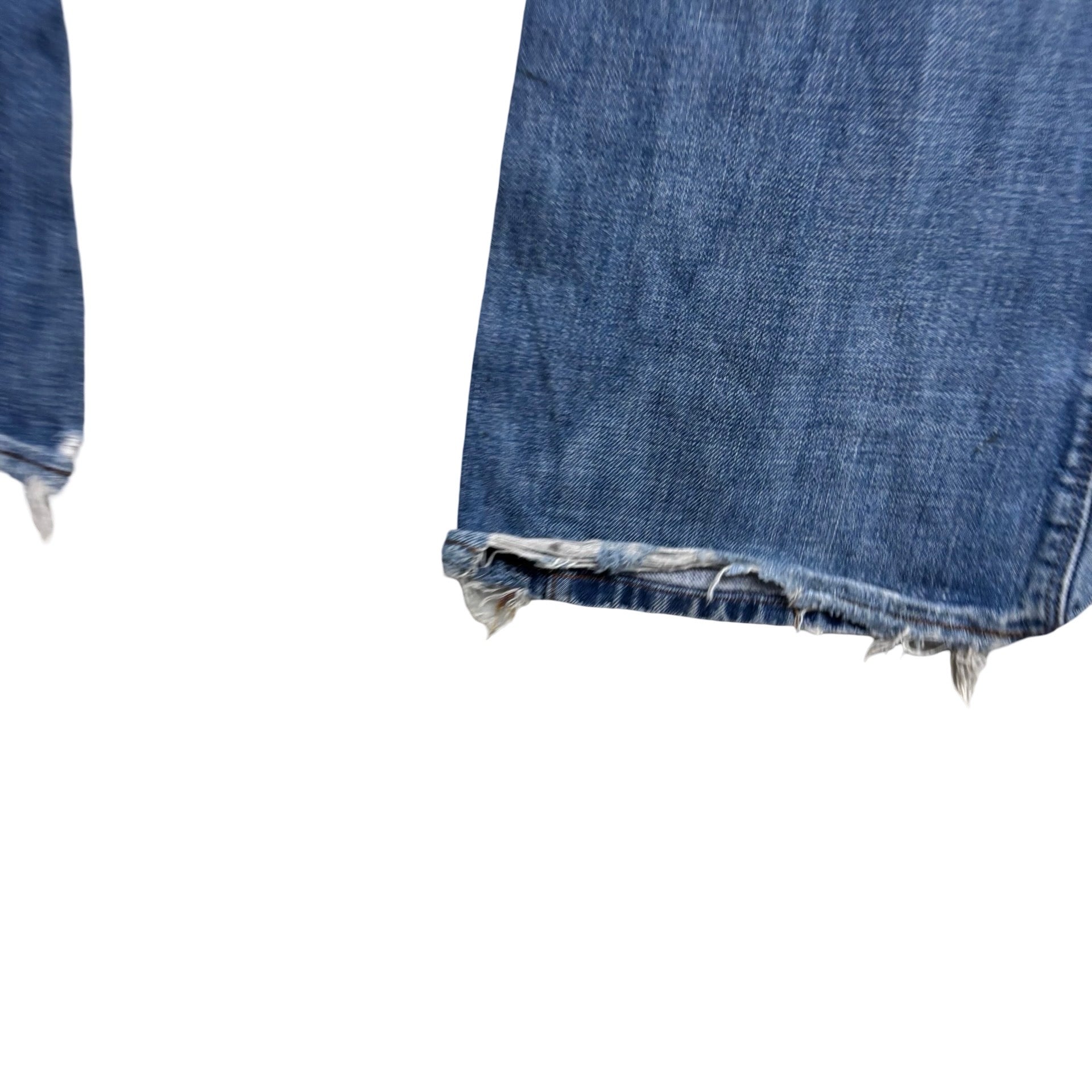 Diesel Zaf Jeans W32 L32 Mens Mid Blue Regular Bootcut Flare Fit Denim (F)