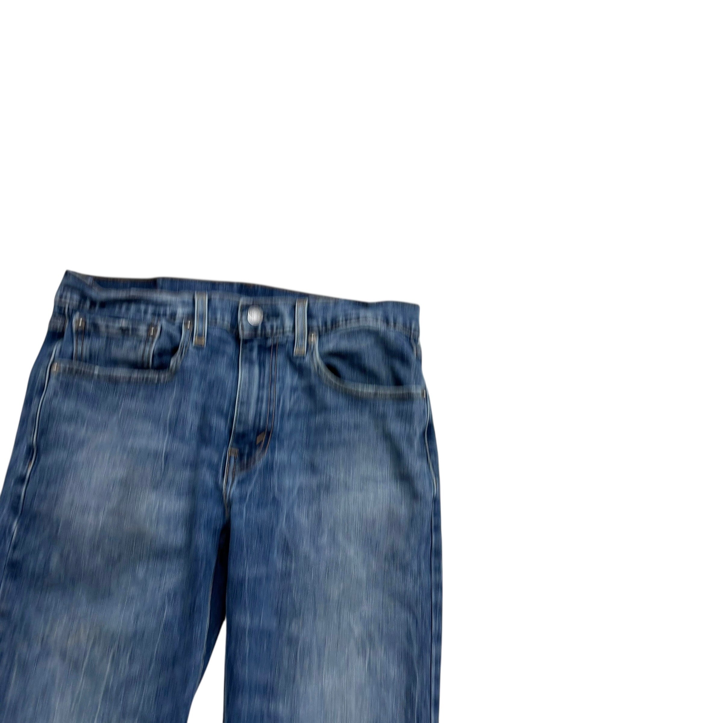 Levis 502 Jeans W31 L31 Mens Mid Blue Regular Tapered Fit Stretch Denim (F)