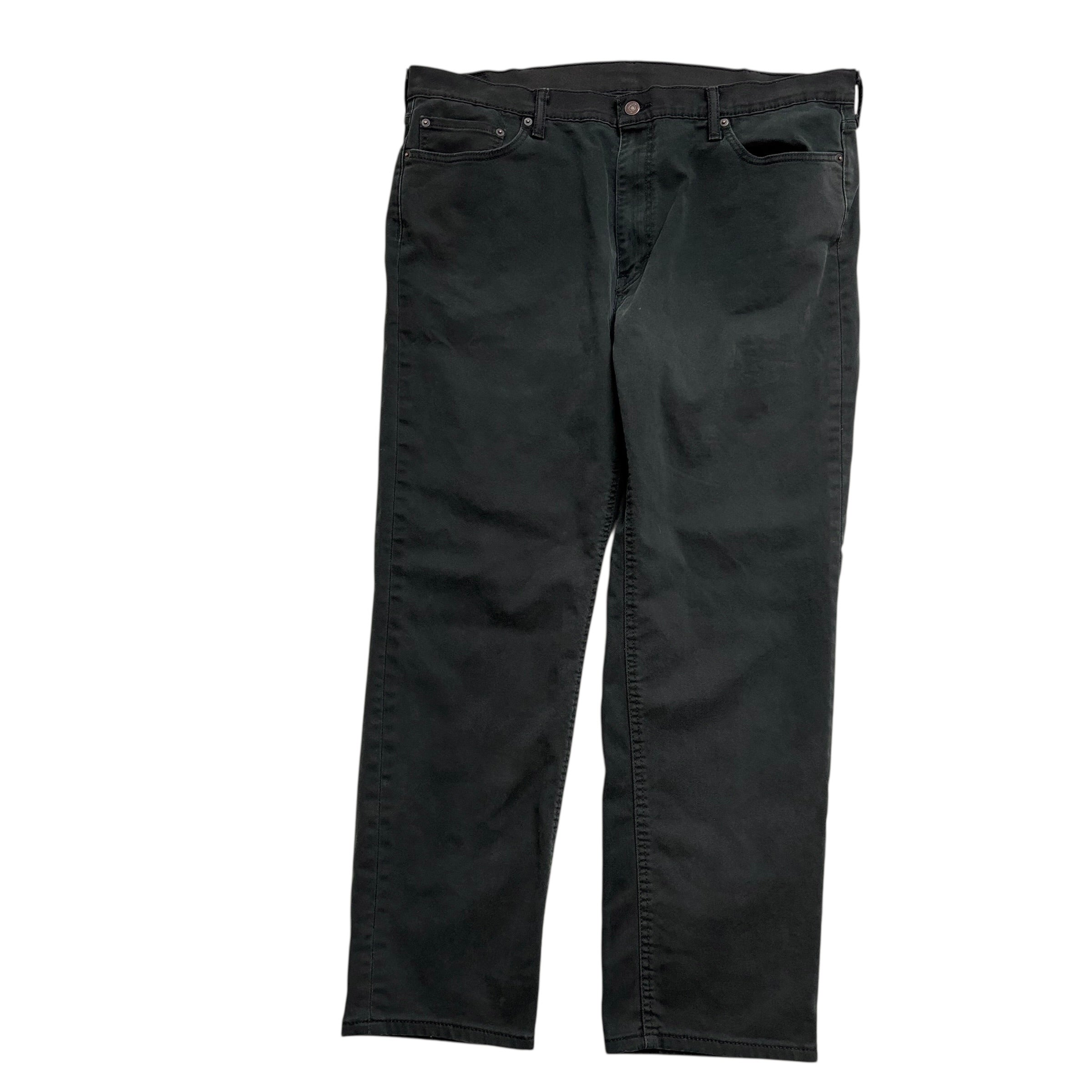 Levis 541 Jeans W40 L31 Mens Black Athletic Tapered Fit Stretch Denim (F)