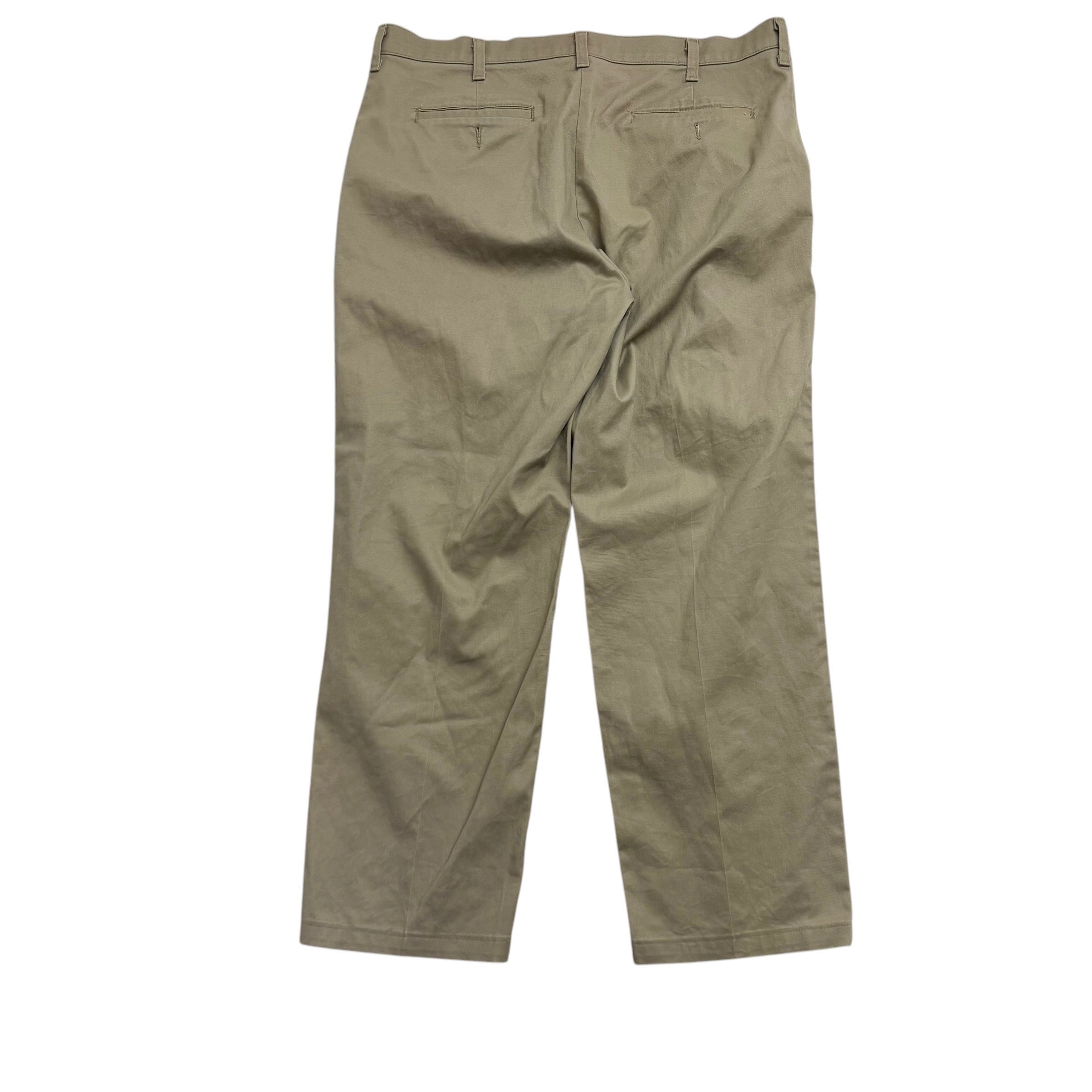 Lee Trousers W36 L30 Mens Khaki Relaxed Fit Total Freedom Pants