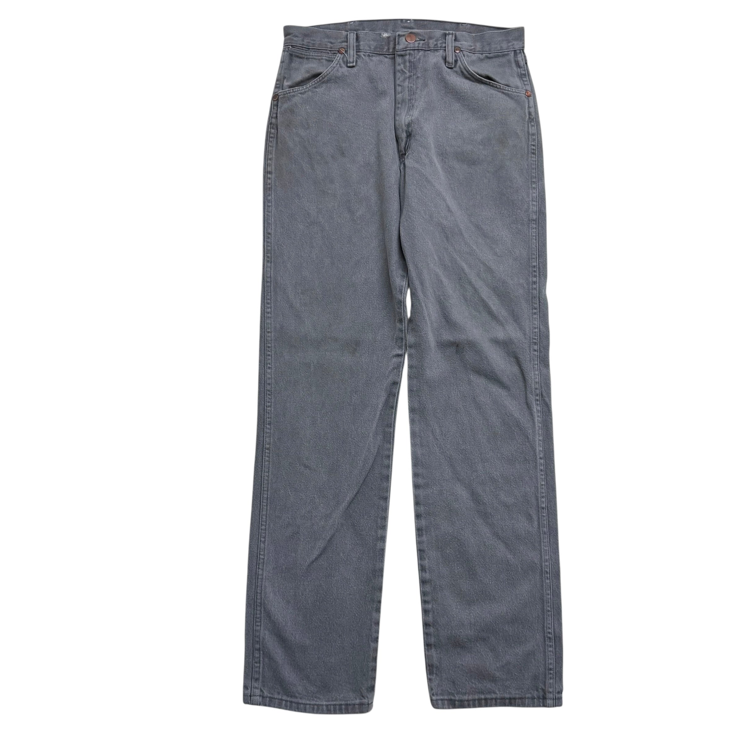 Wrangler Jeans Cowboy Cut W31 L34 Mens Grey 936 Slim Fit Denim (F)