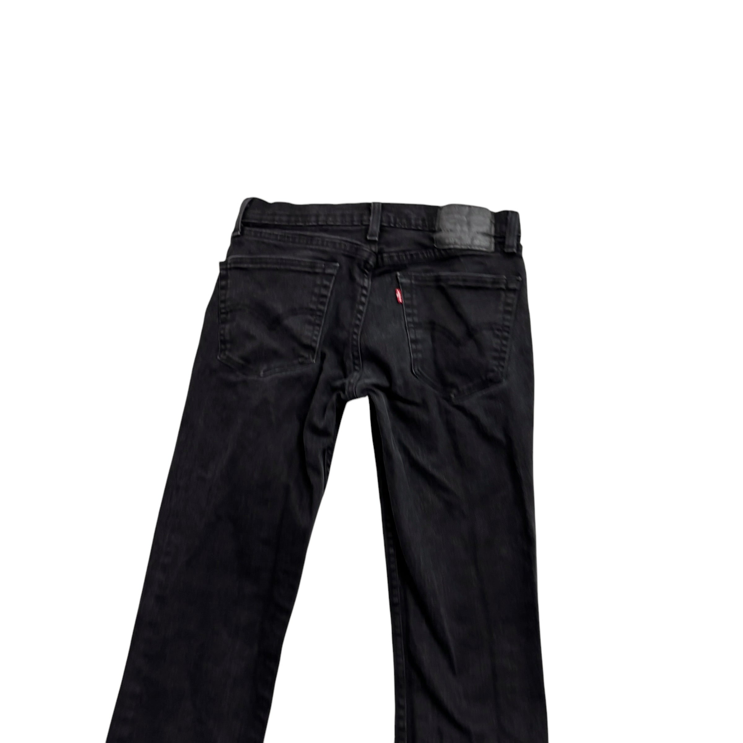 Levis 511 Jeans W29 L29 Mens Black Slim Fit Stretch Denim