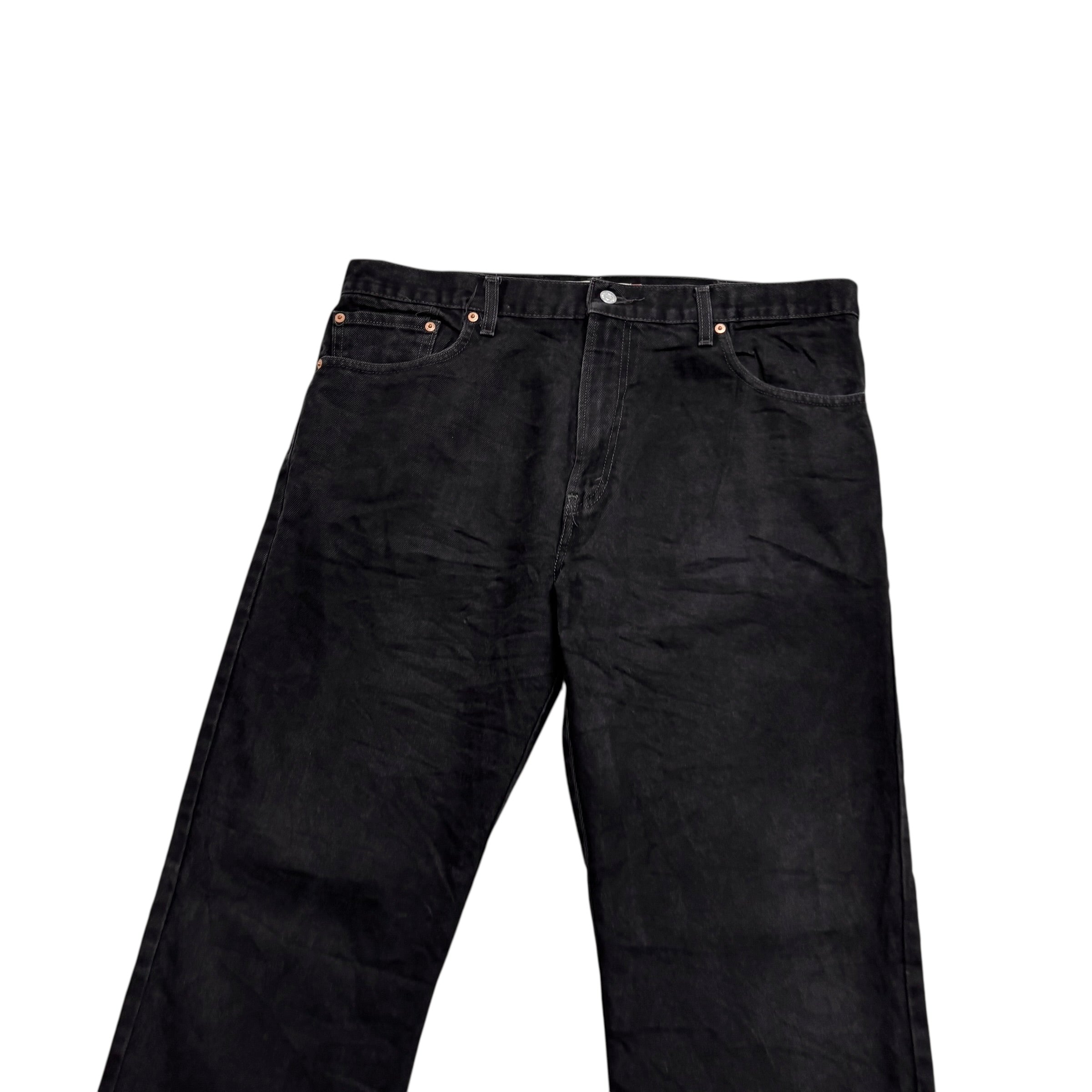 Levis 517 Jeans W38 L34 Mens Black Regular Bootcut Fit Vintage Denim