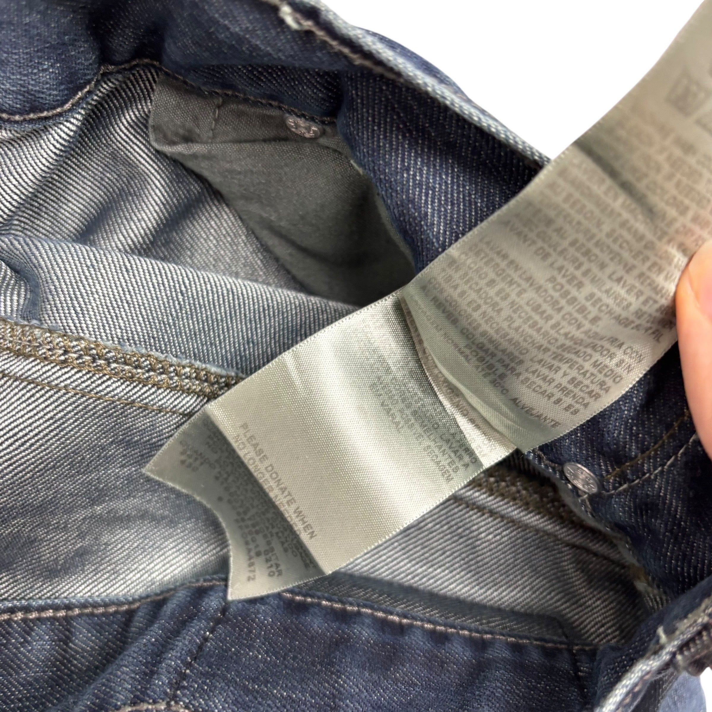 Levis 514 Jeans W31 L30 Mens Dark Blue Regular Straight Fit Vintage Denim