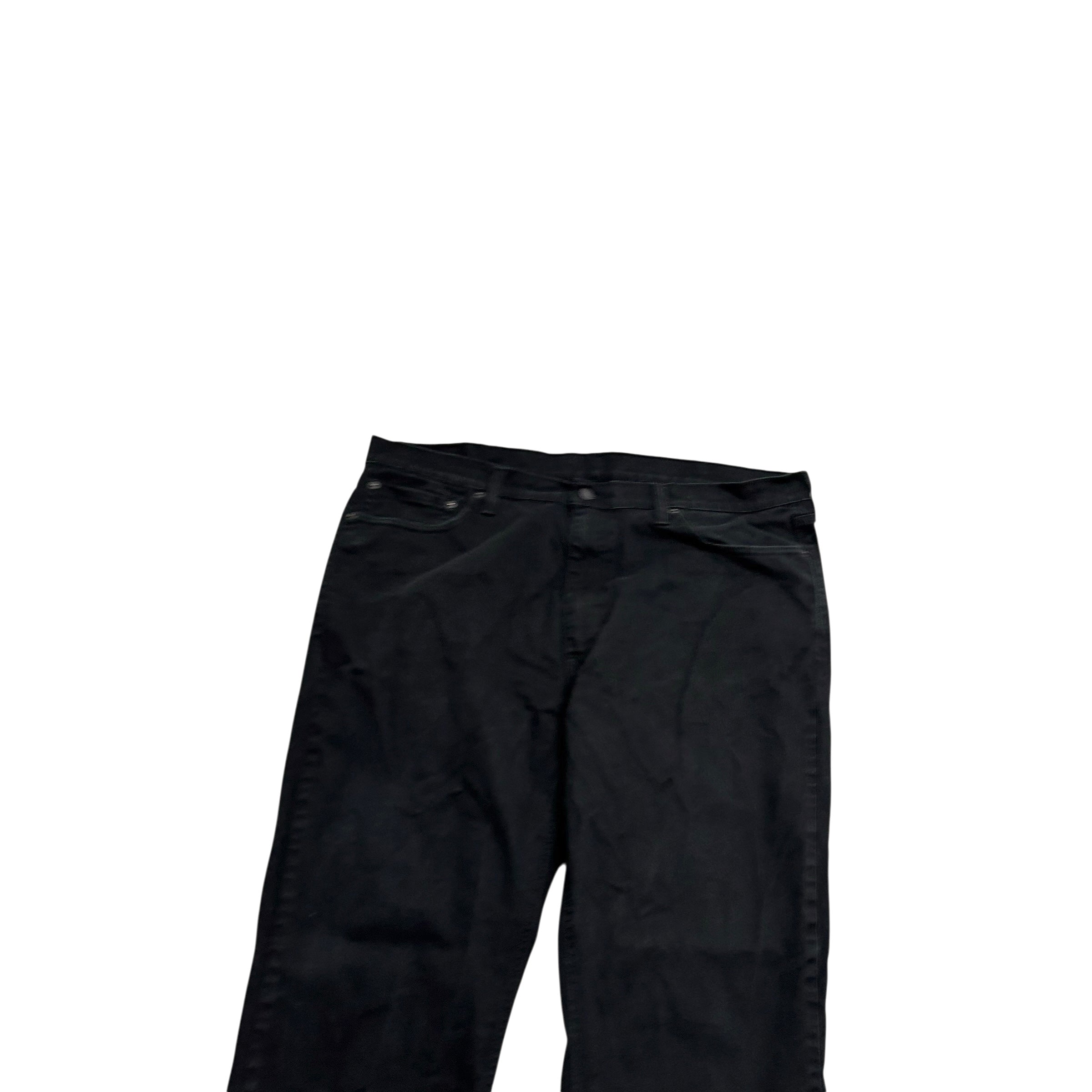 Levis 541 Jeans W42 L31 Mens Black Athletic Tapered Fit Stretch Denim (E)