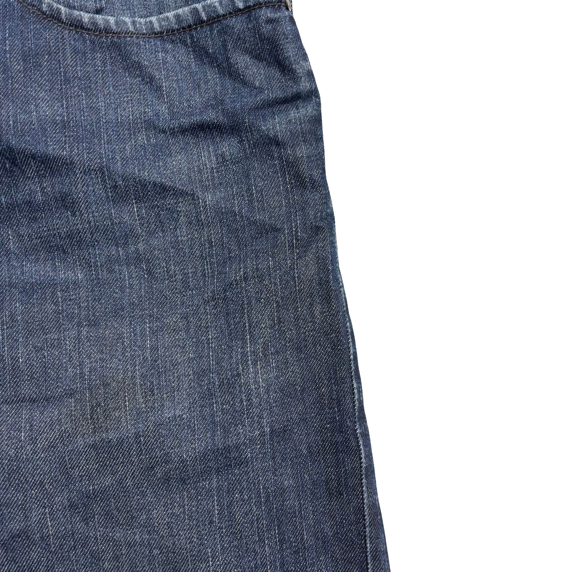 Diesel Larkee Jeans W32 L32 Mens Dark Blue Regular Straight Fit Denim