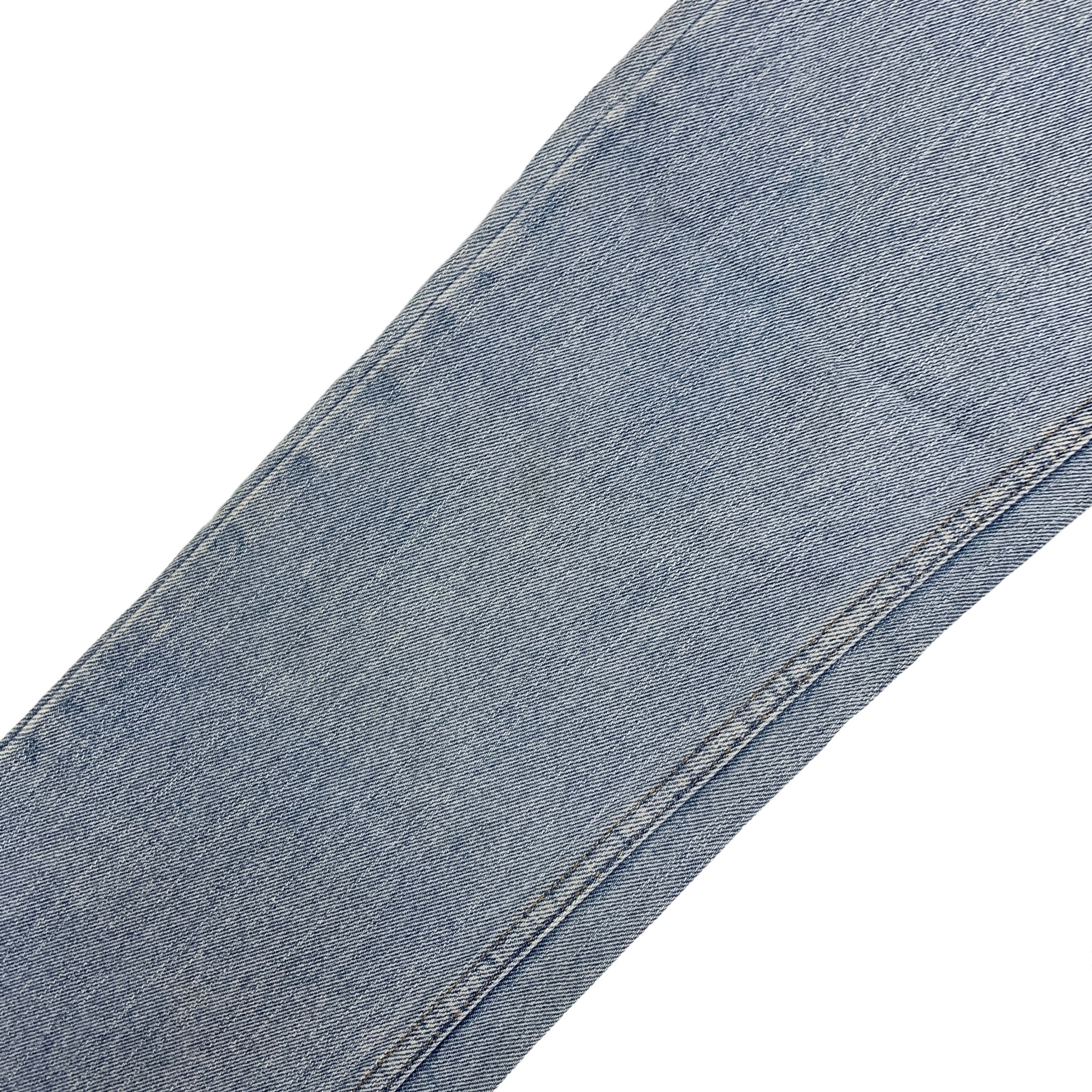 Levis 505 Jeans W30 L30 Mens Light Blue Regular Straight Fit Vintage Denim