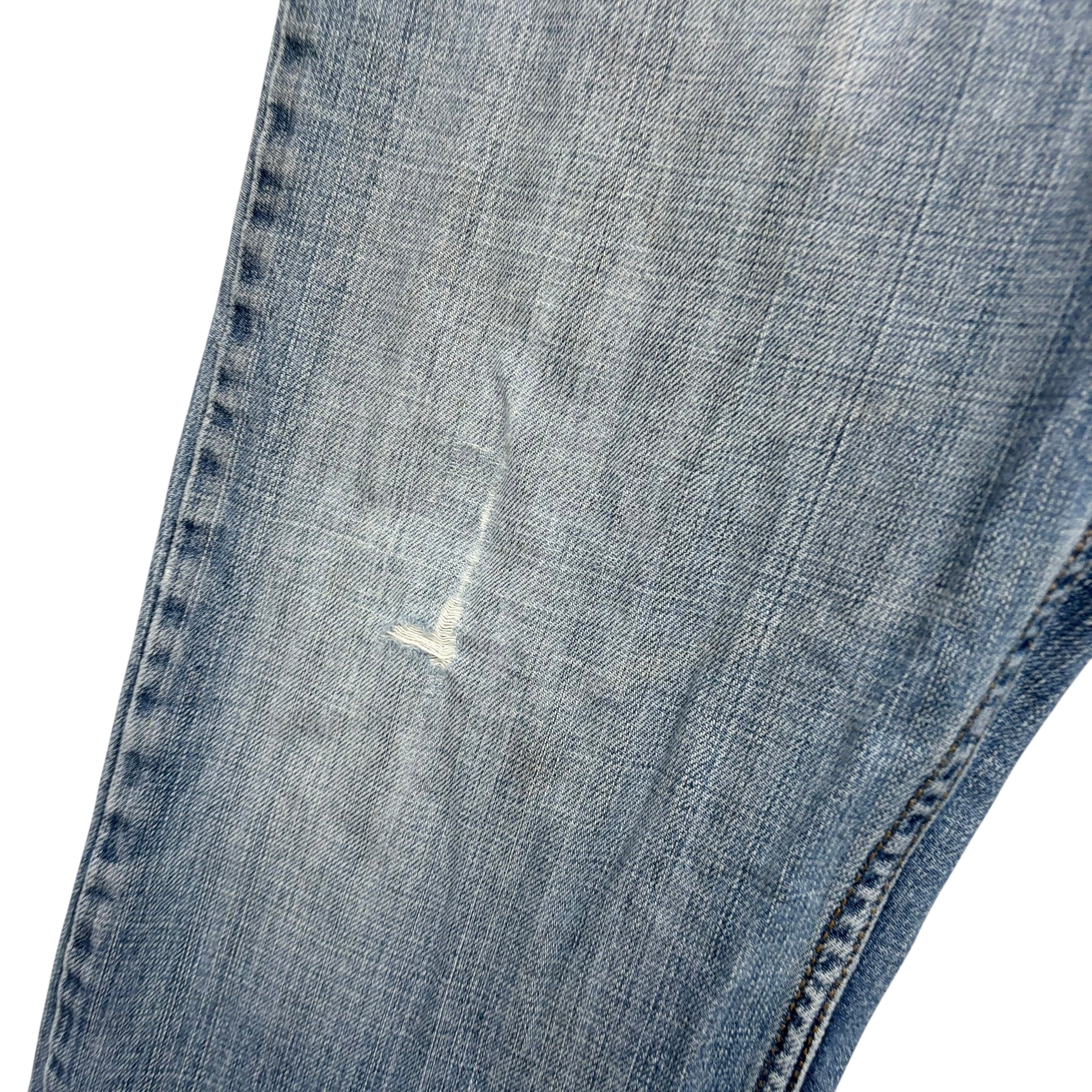 Levis 527 Jeans W38 L30 Mens Mid Blue Low Bootcut Fit Vintage Denim (F)