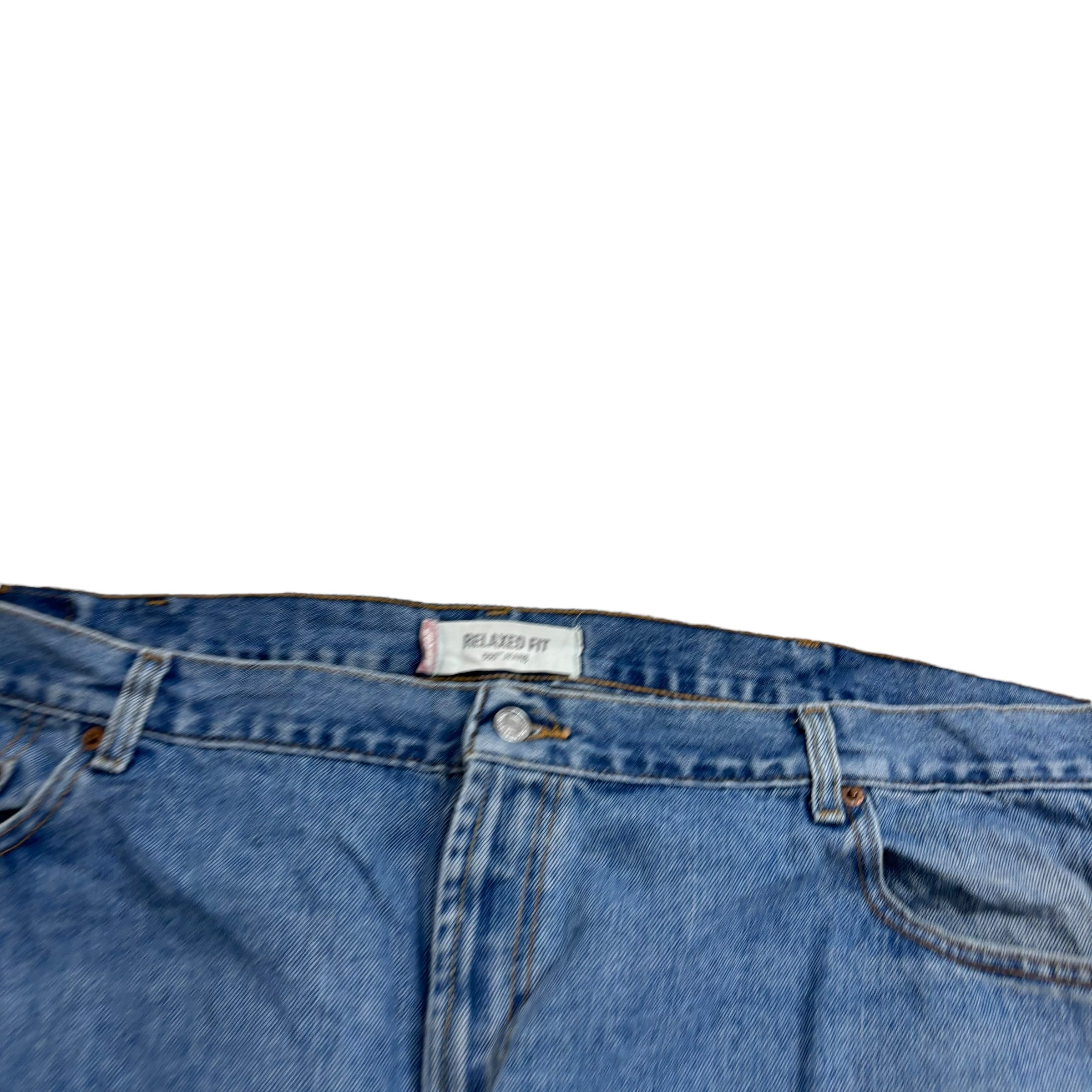 Levis 550 Jeans W46 L30 Mens Light Blue Baggy Relaxed Straight Fit Vintage Denim