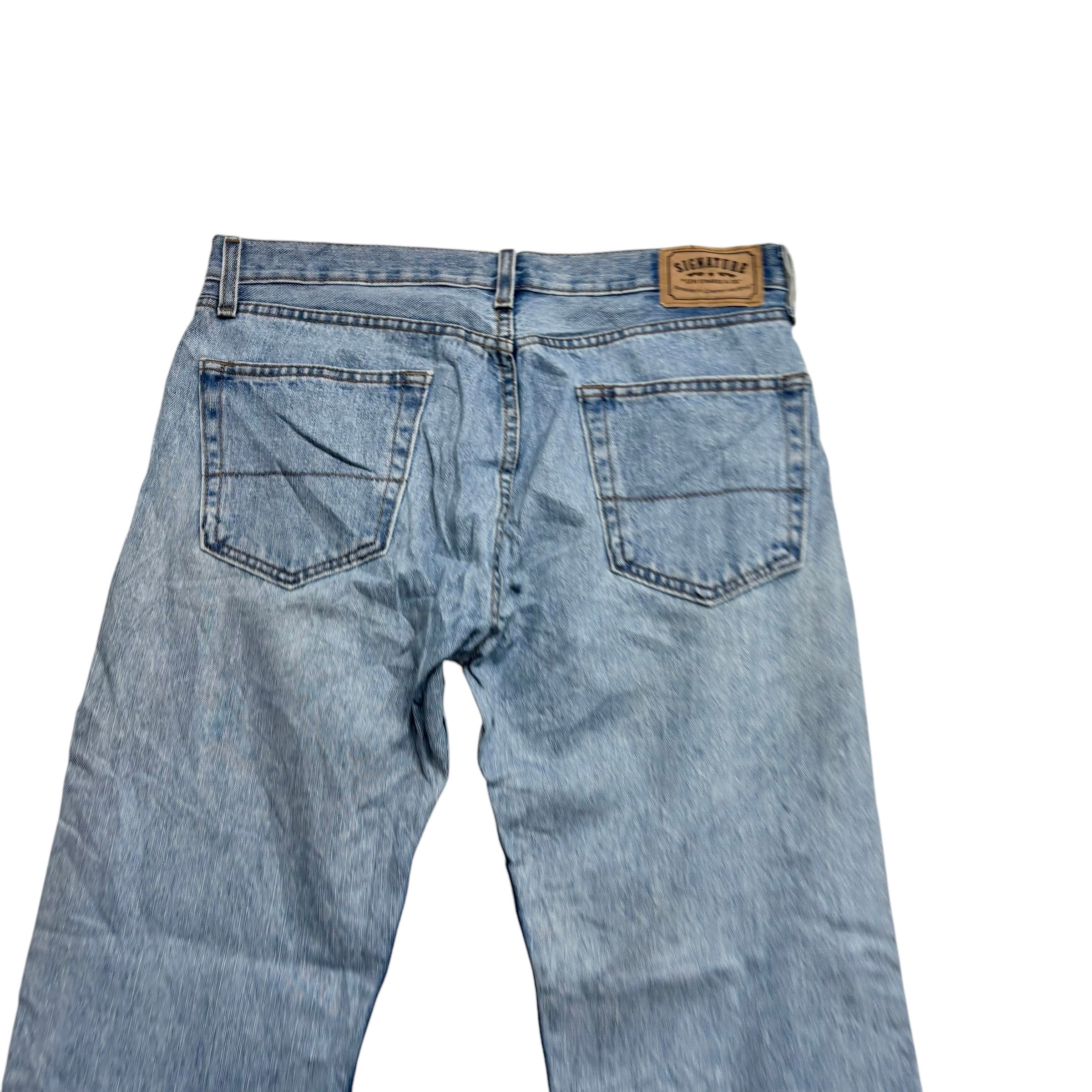 Levis Signature Jeans W34 L30 Mens Light Blue Regular Straight Fit Vintage Denim