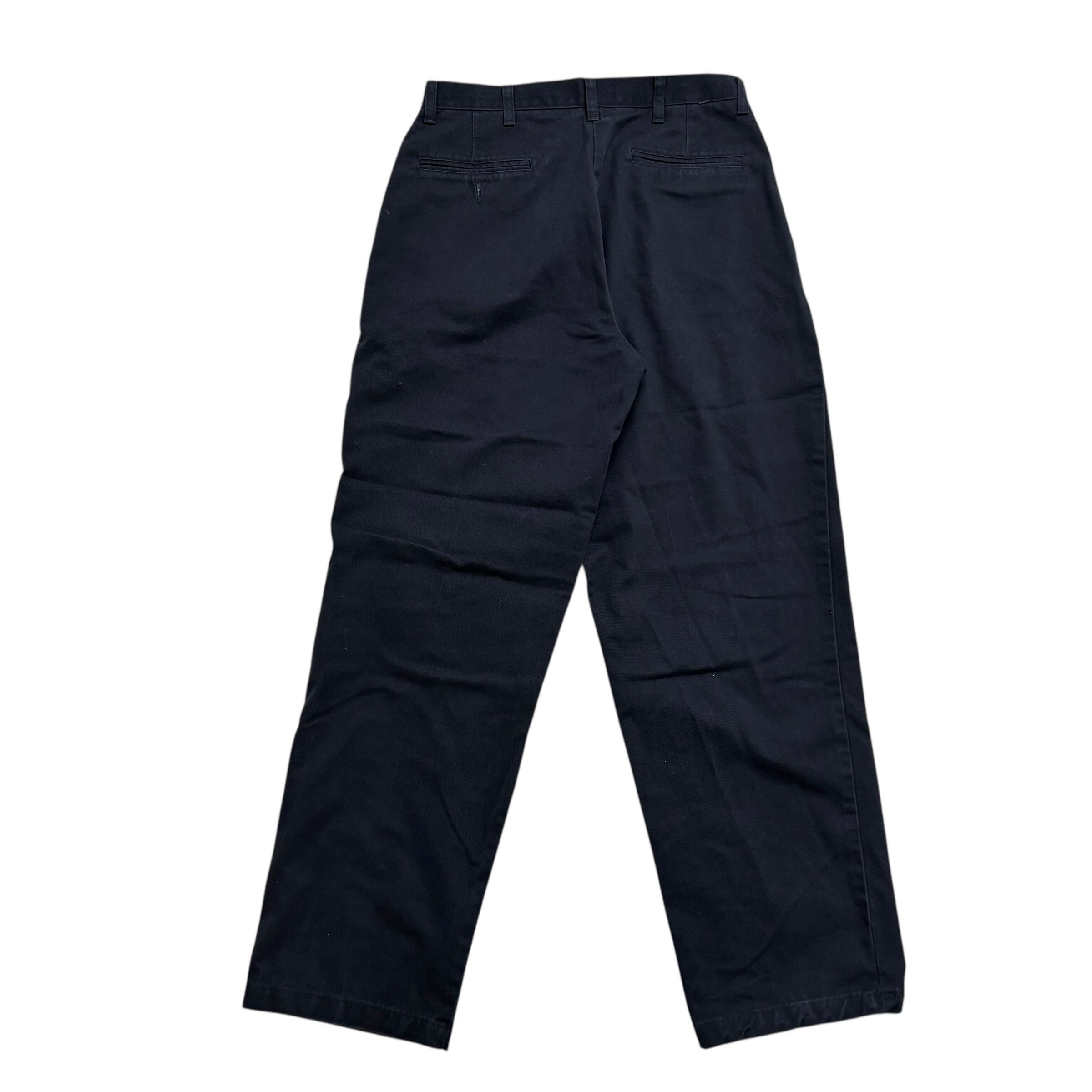Wrangler Trousers W32 L32 Mens Navy Blue Relaxed Straight Fit Vintage Pants