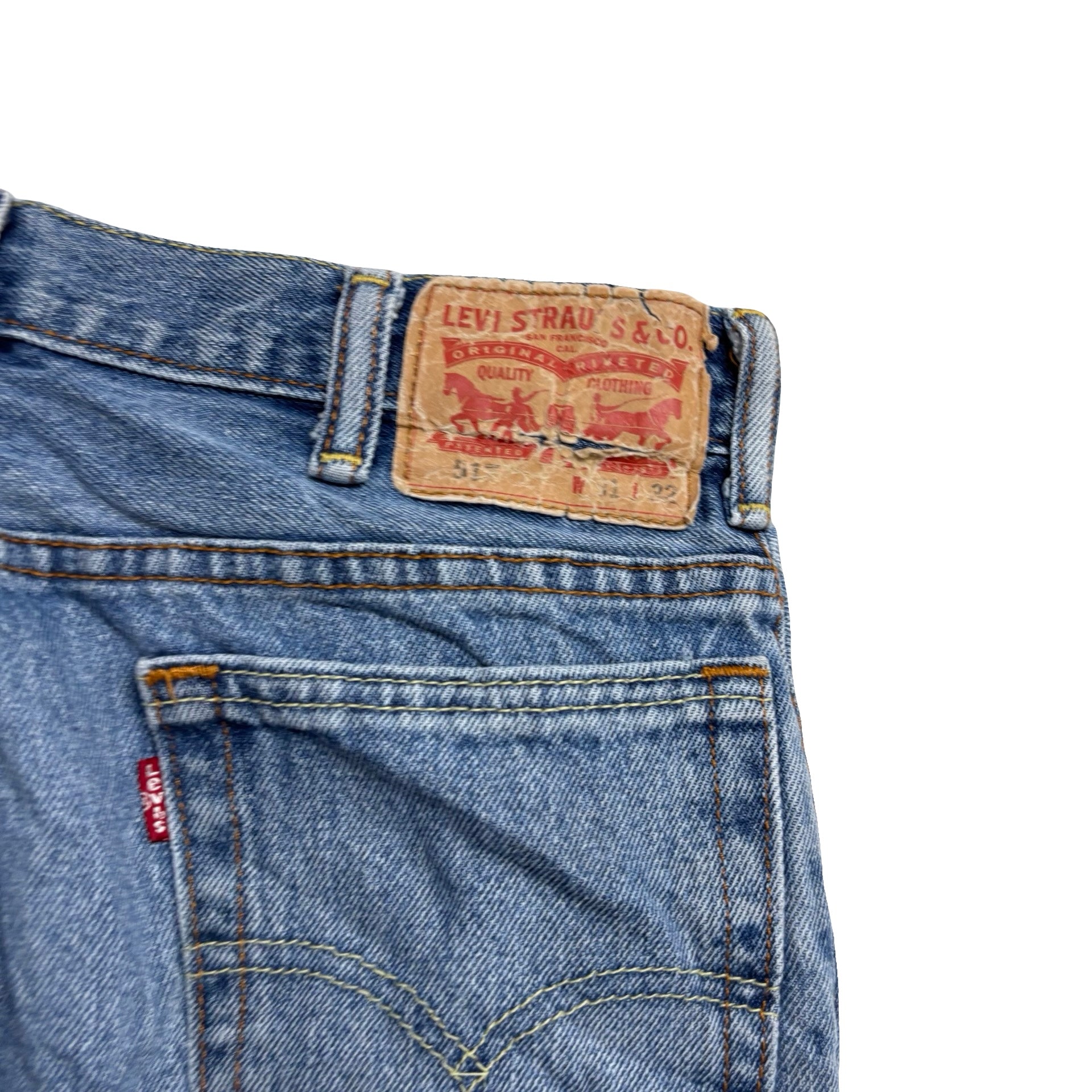 Levis 517 Jeans W31 L32 Mens Light Blue Regular Bootcut Fit Denim