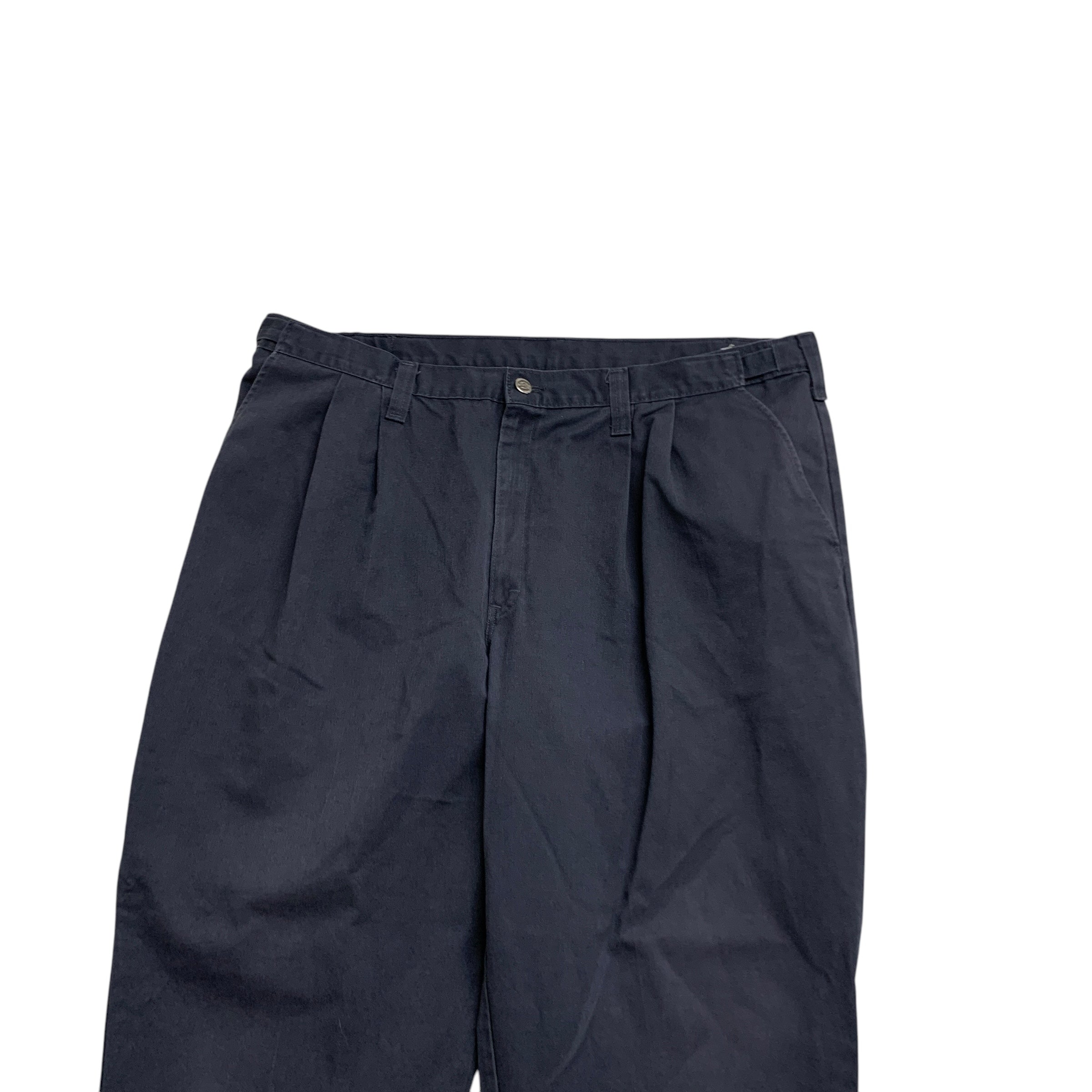 Dickies Trousers W42 L31 Mens Blue Pants Relaxed Straight Fit Workwear