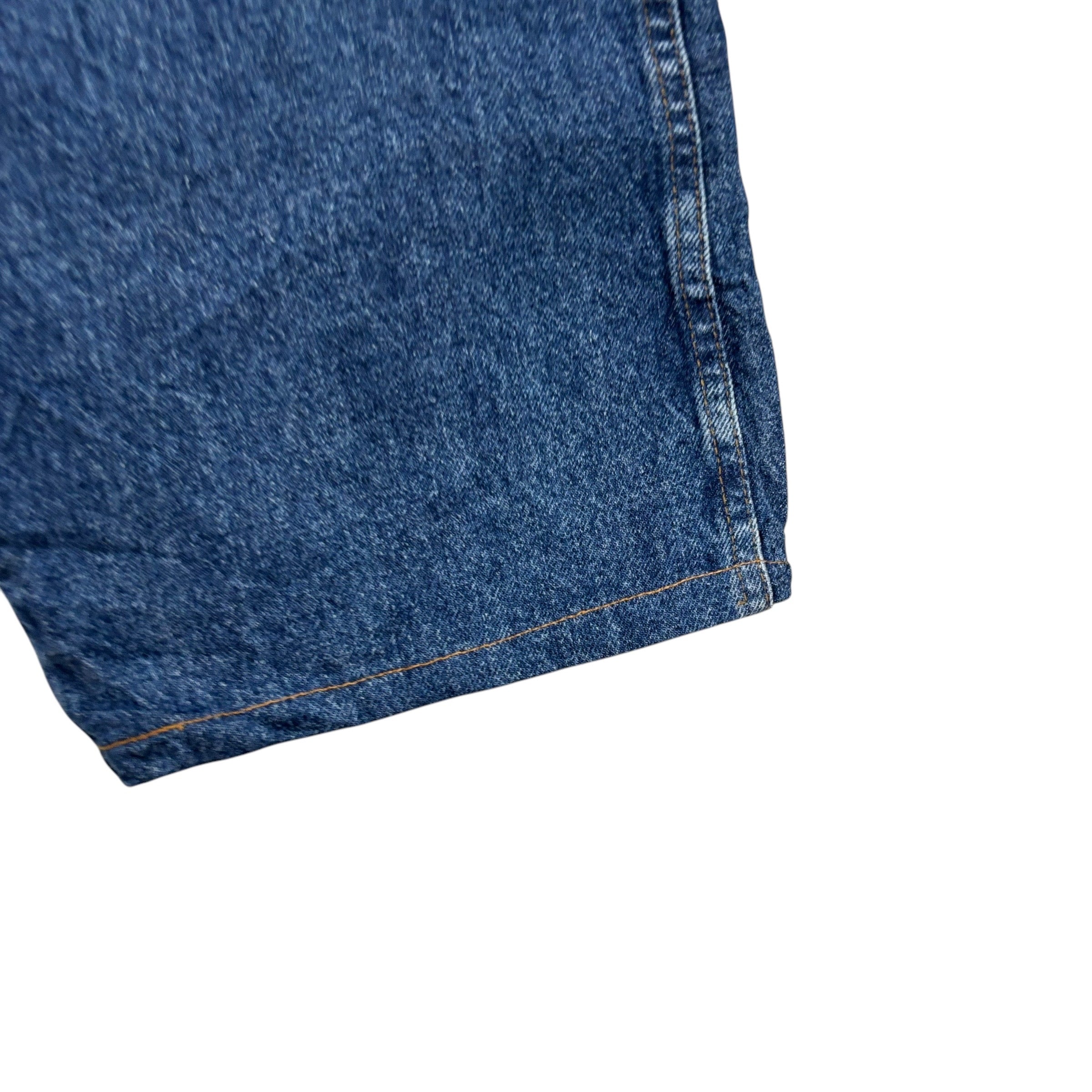 Wrangler Jeans W48 L27 Mens Mid Blue Regular Straight Fit Vintage Denim (E)