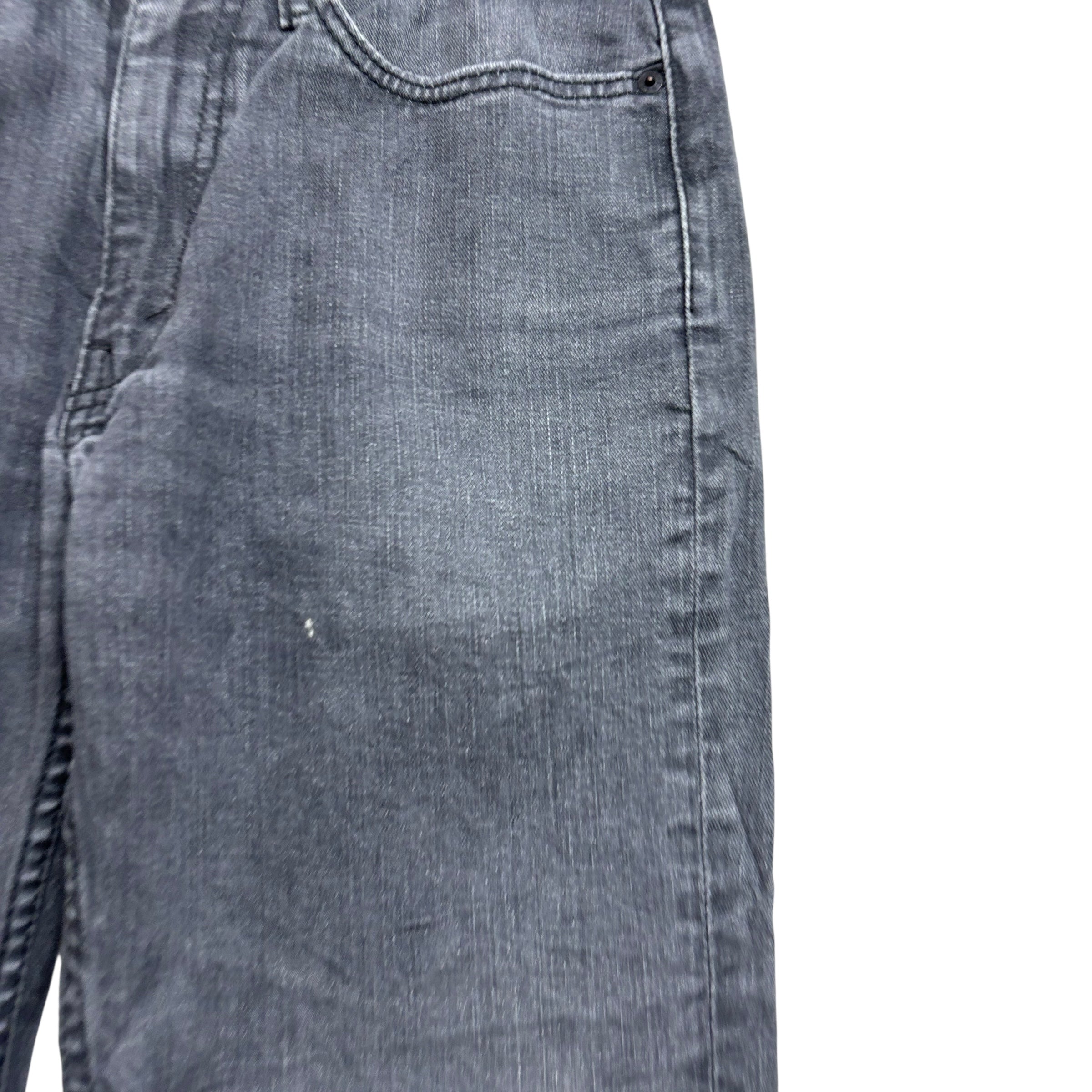 Levis 514 Jeans W34 L30 Mens Grey Regular Straight Fit Stretch Denim