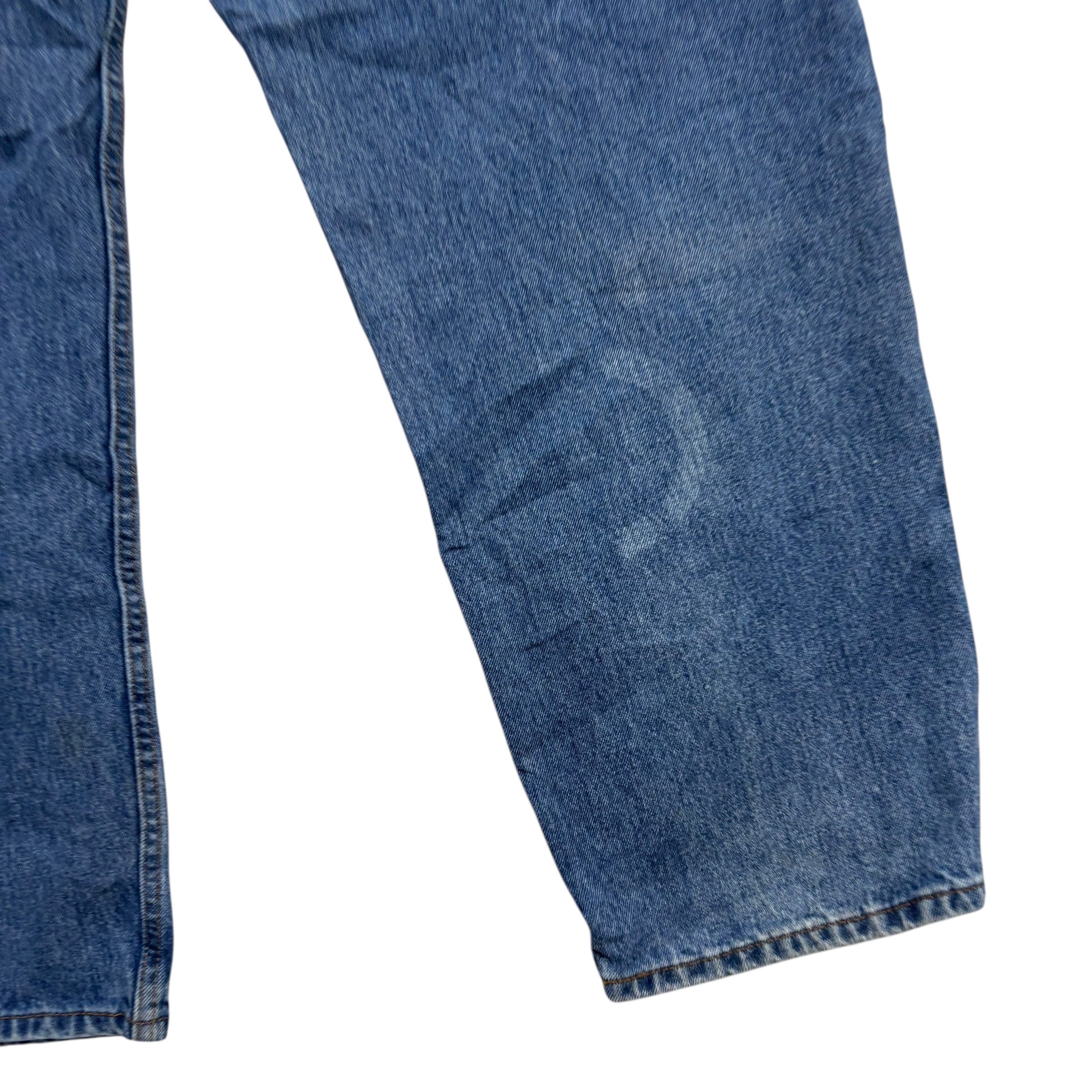 Levis 550 Jeans W46 L32 Mens Mid Blue Baggy Relaxed Straight Fit Denim (F)