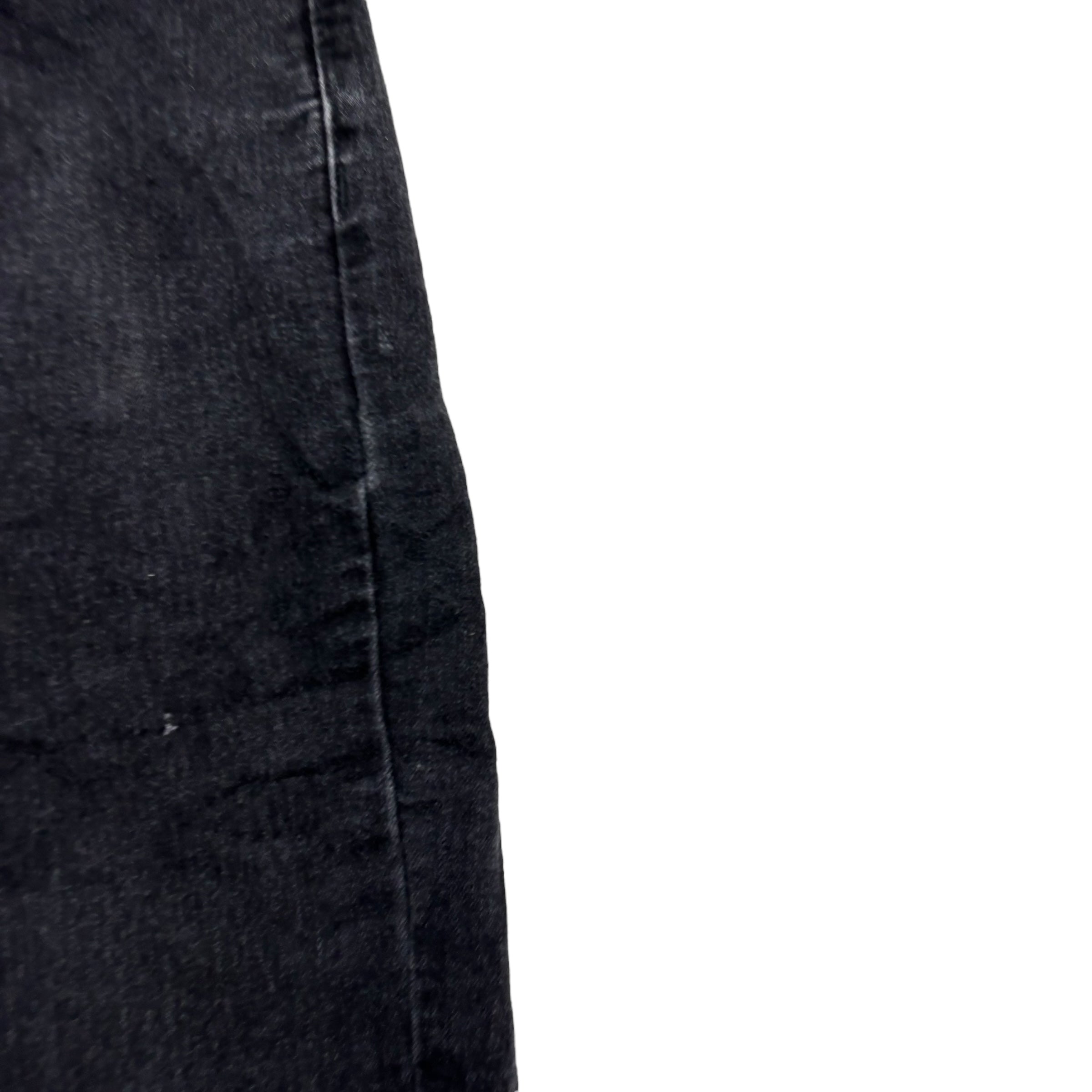 Levis Signature Jeans W33 L29 Mens Black Regular Straight Stretch Denim