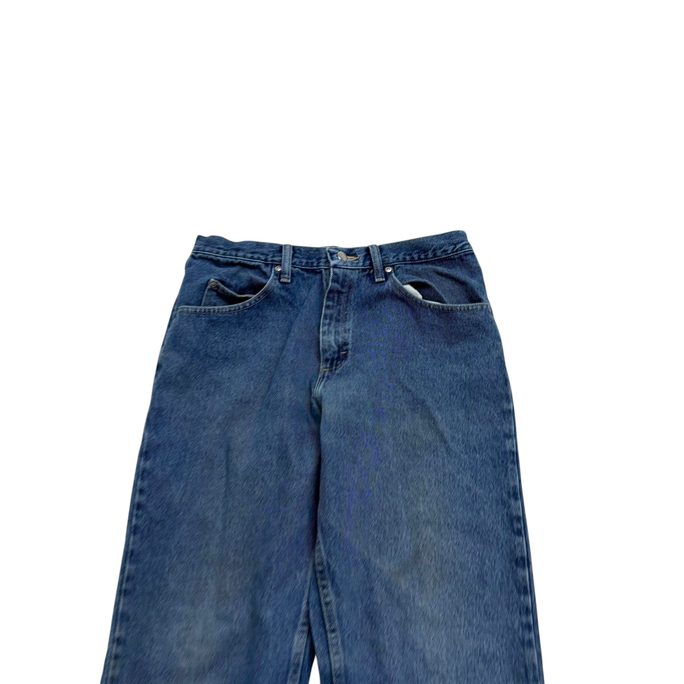 Wrangler Jeans W32 L32 Mens Mid Blue Regular Straight Fit Denim