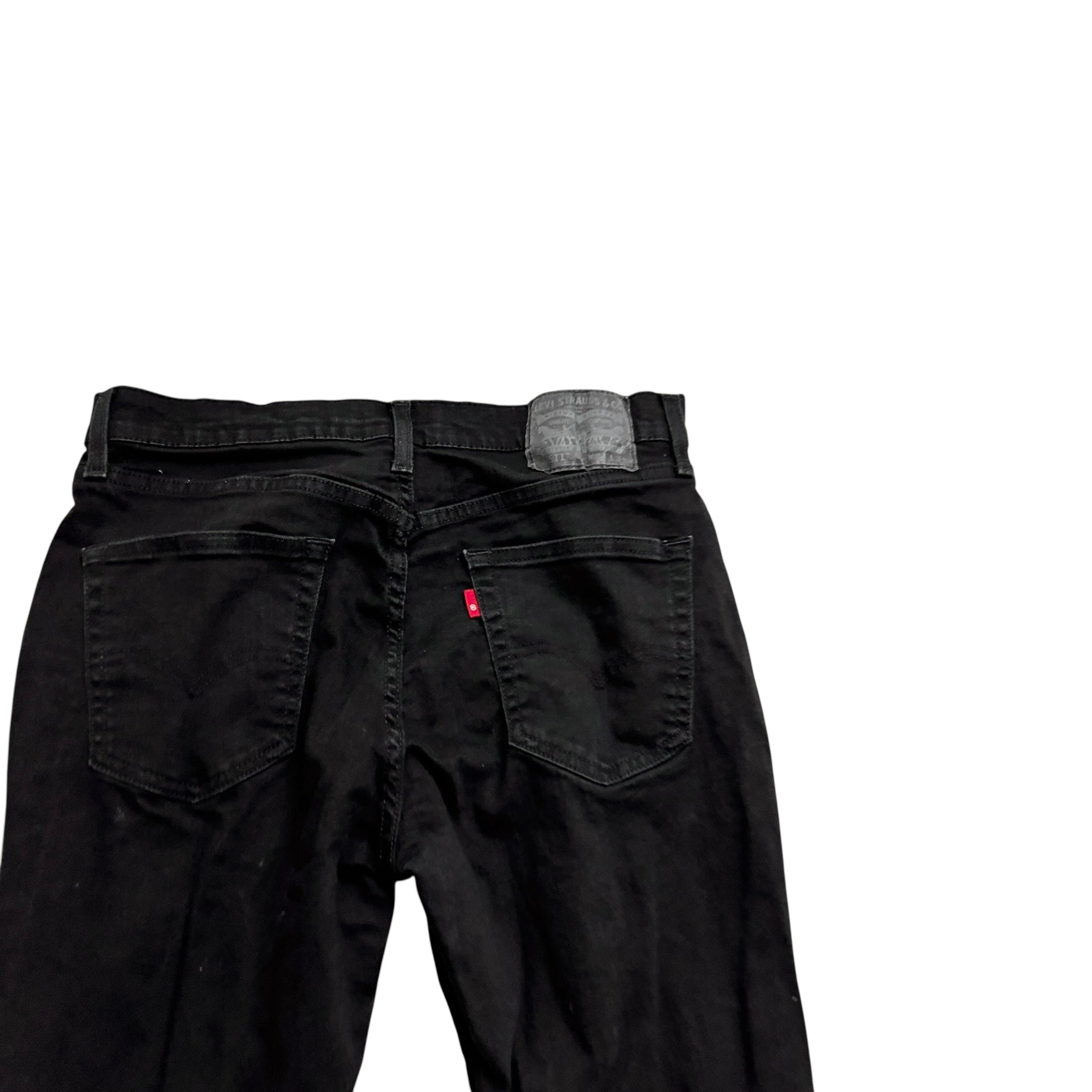 Levis 511 Jeans W32 L34 Mens Black Slim Fit Stretch Denim