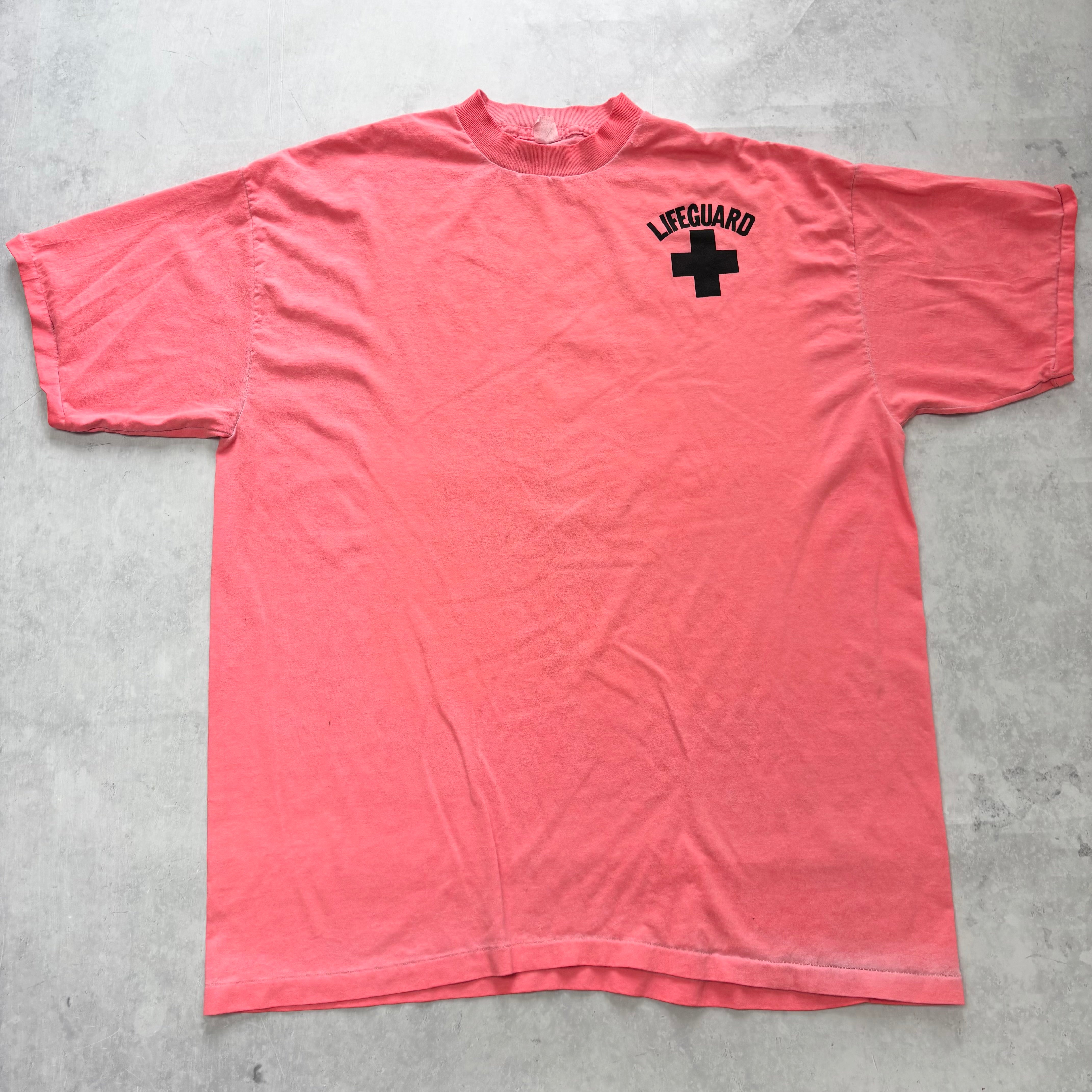 Vintage T Shirt Mens XXL Pink Single Stitch Graphic Print 90s (E)