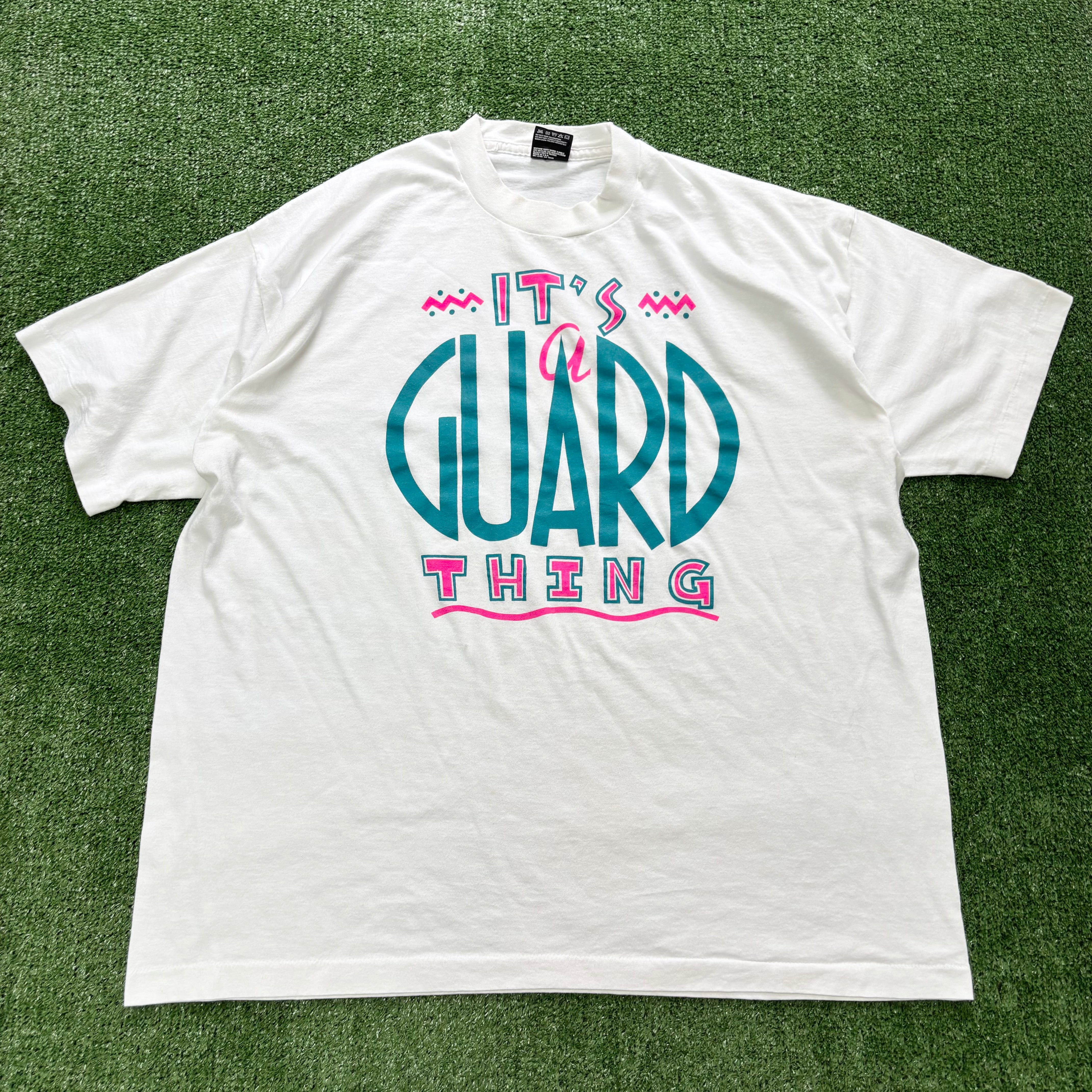Vintage T Shirt Mens XXL White Single Stitch Graphic Print 90s USA